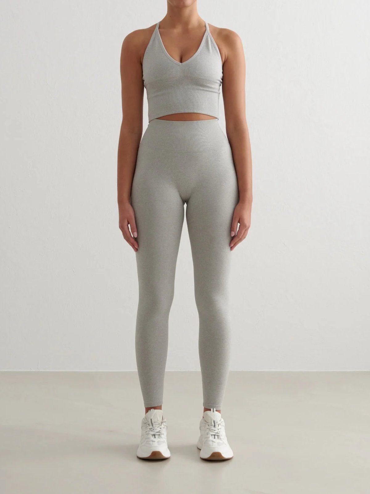Aim'n Shape Seamless Tights Grey Melange