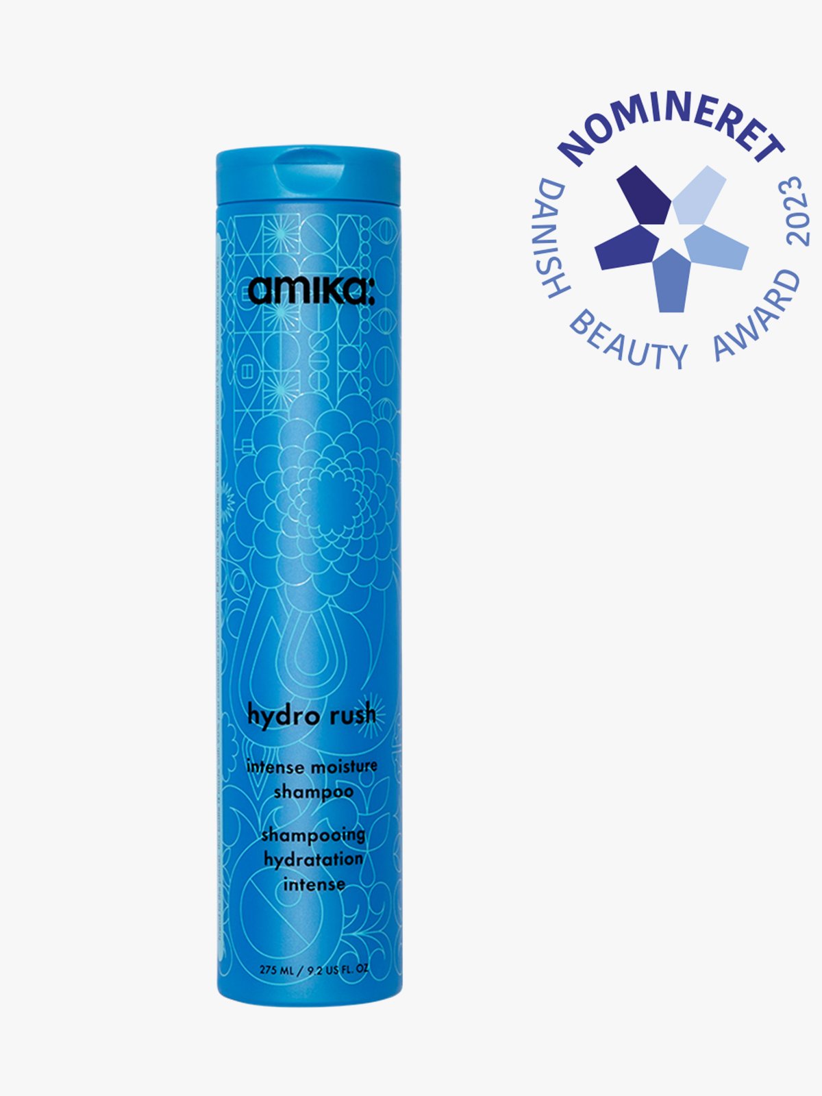 Amika Hydro Rush Intense Moisture Shampoo 275 ml Flerfarget