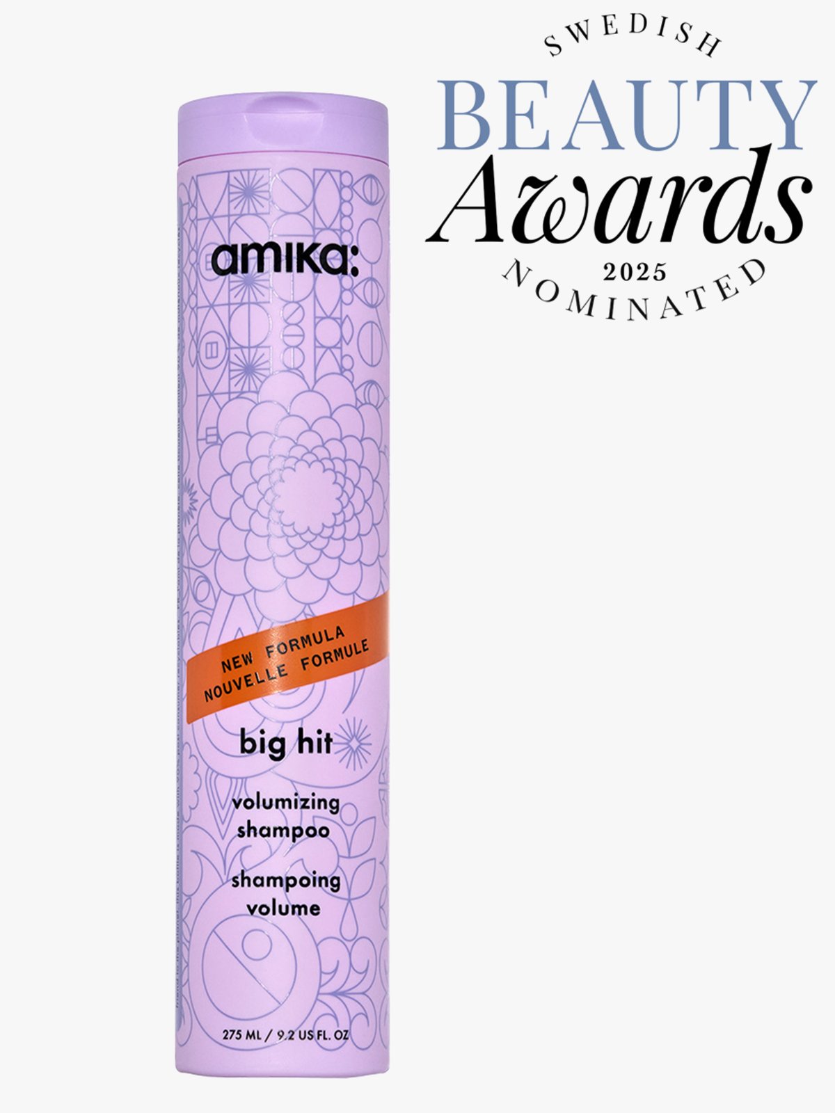Amika Big Hit Volumizing Shampoo 275 ml Flerfarget