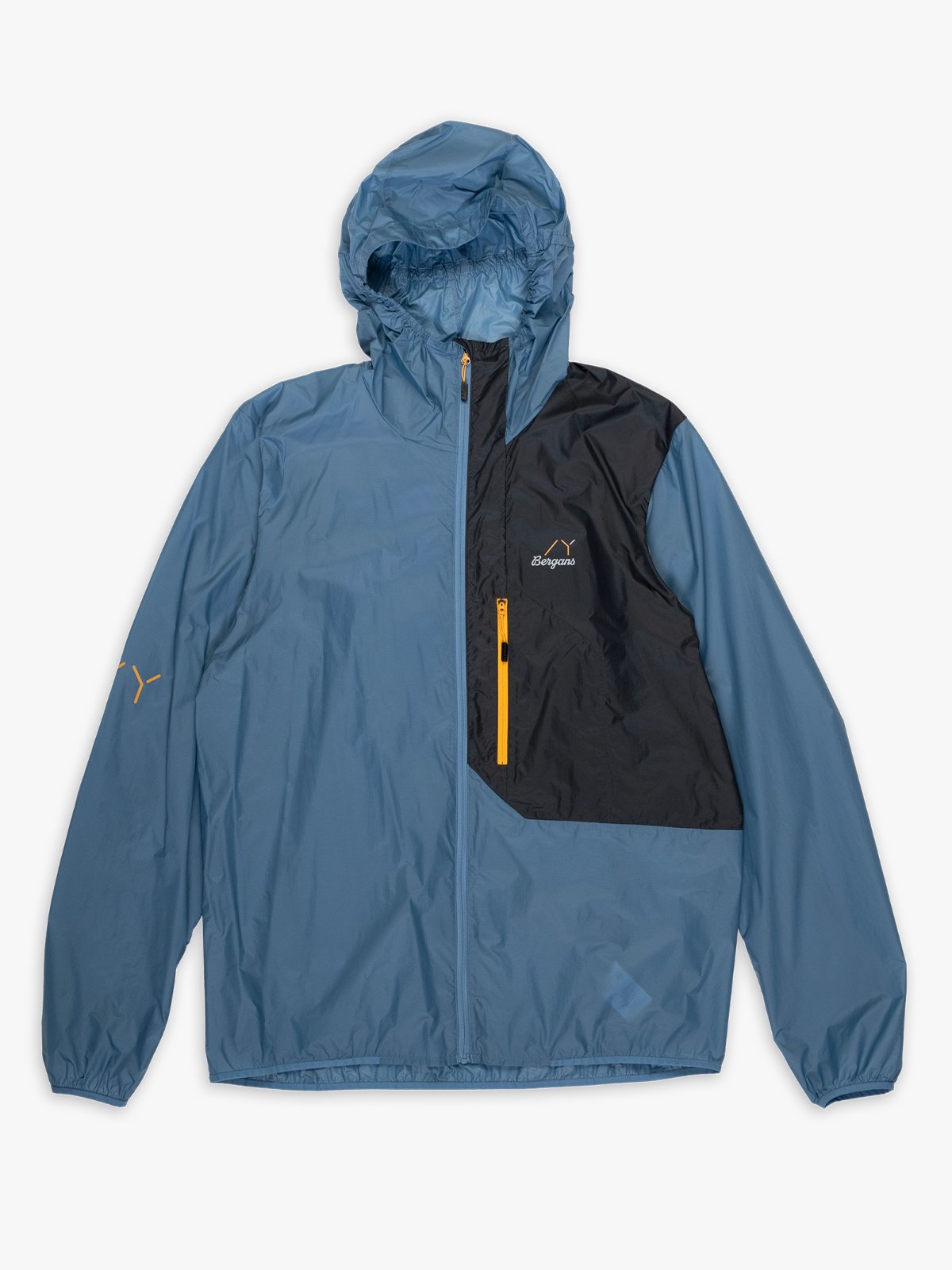 Bergans Y LightLine Pure Windbreaker Jacket Men Elemental Blue / Dark Shadow Grey