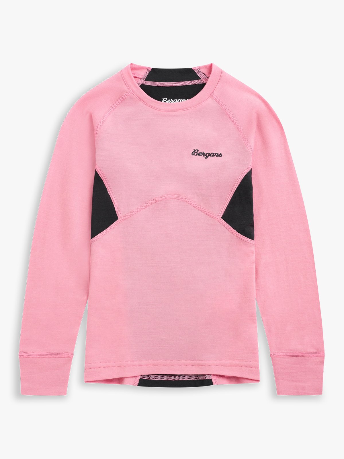 Bergans Inner:Pure Merino Kids Long Sleeve LightRuby