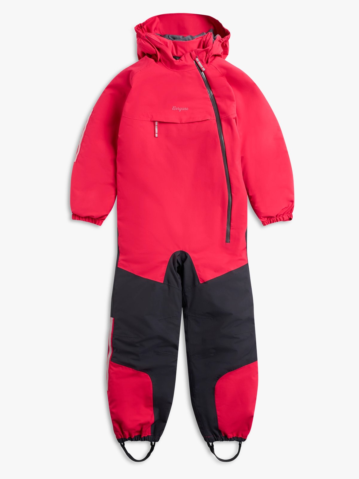 Bergans Lilletind Insulated Shell Coverall Kids Alpine Rose
