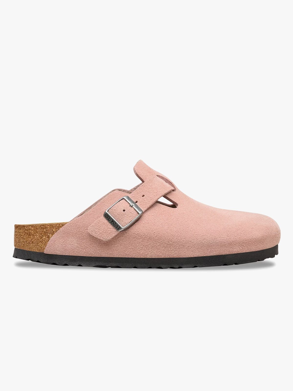 Birkenstock Boston Suede Leather Pink Clay