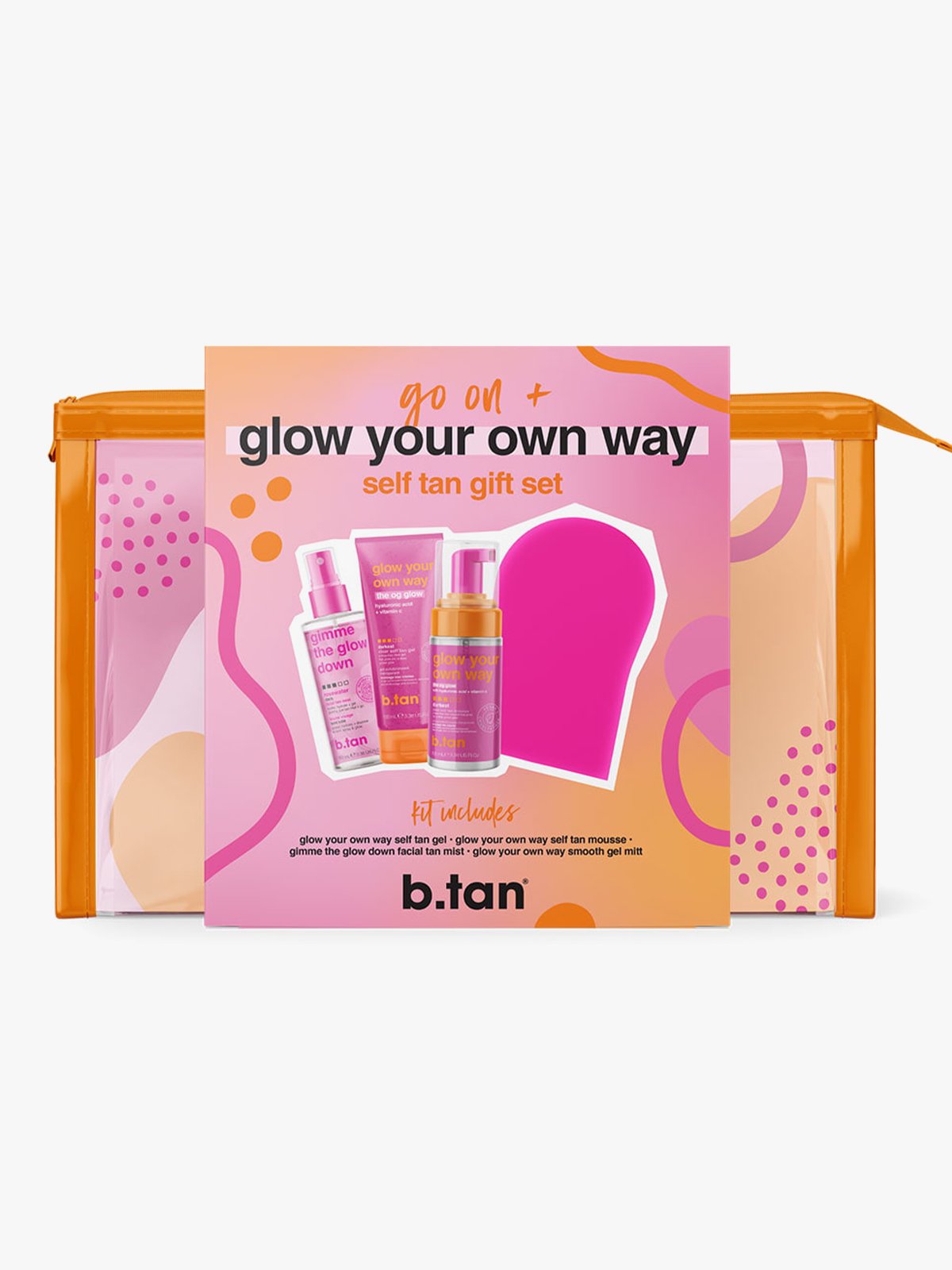 B.Tan Go On + Glow Your Own Way Gift Set Flerfarget