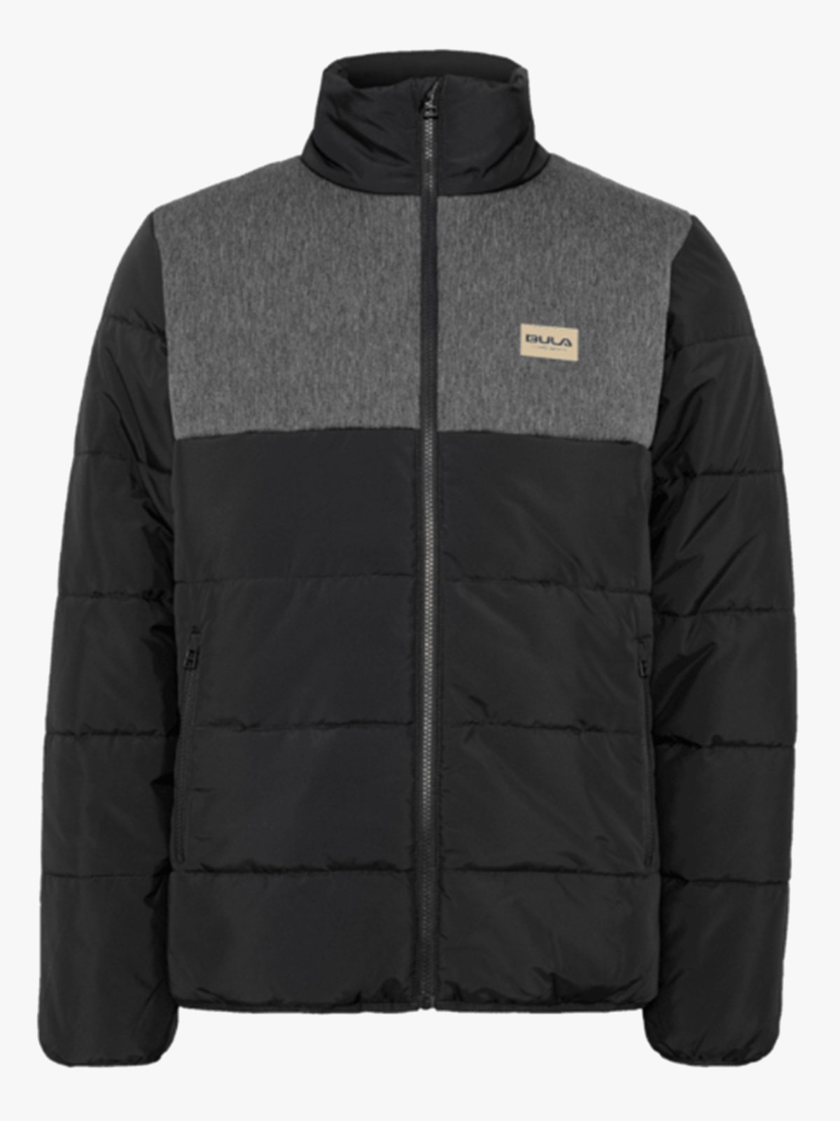 Bula Jacket Contrast Puffer Black