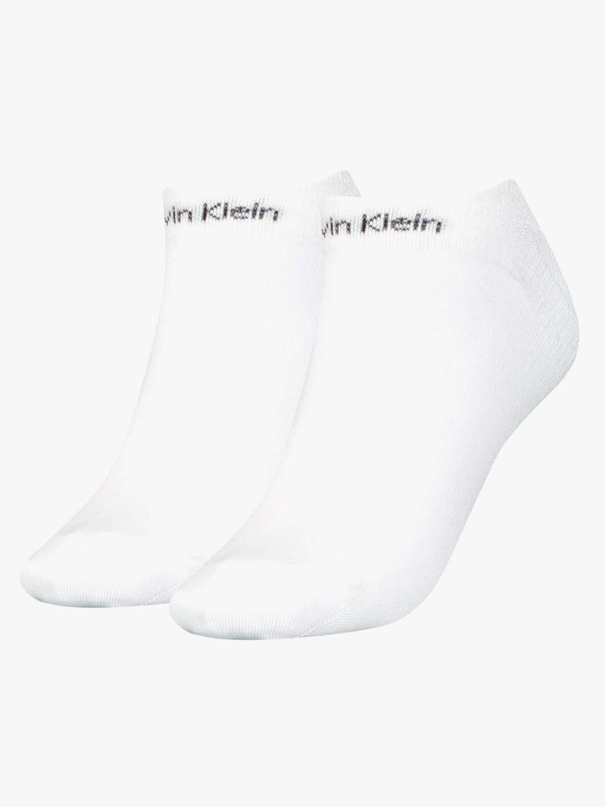 Calvin Klein 2-pack Coolmax Gripper Ped Woman Hvit