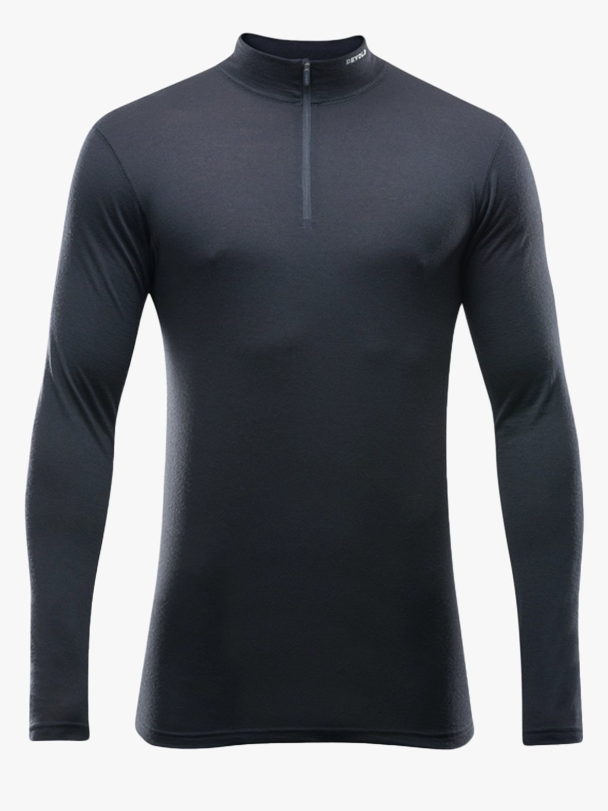 Devold Breeze Merino 150  Zip Neck Man Black