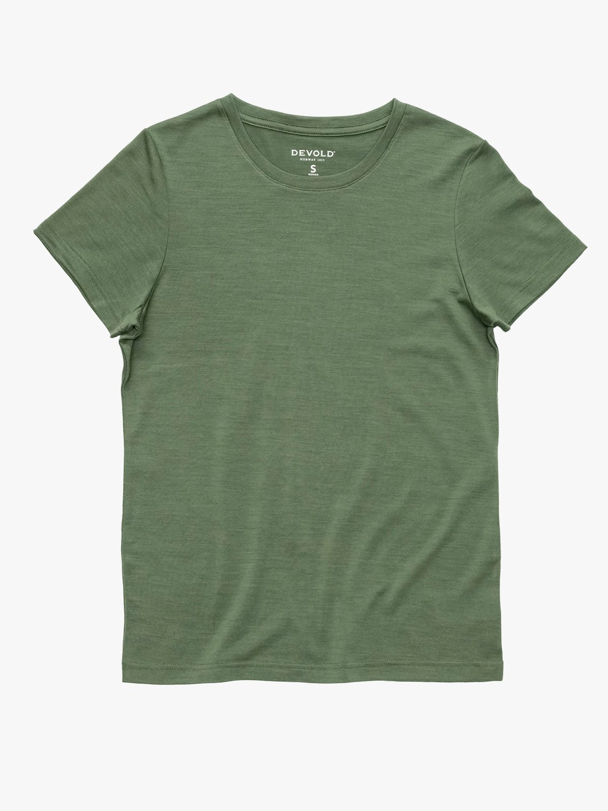 Devold Classic Tee Woman Grønn