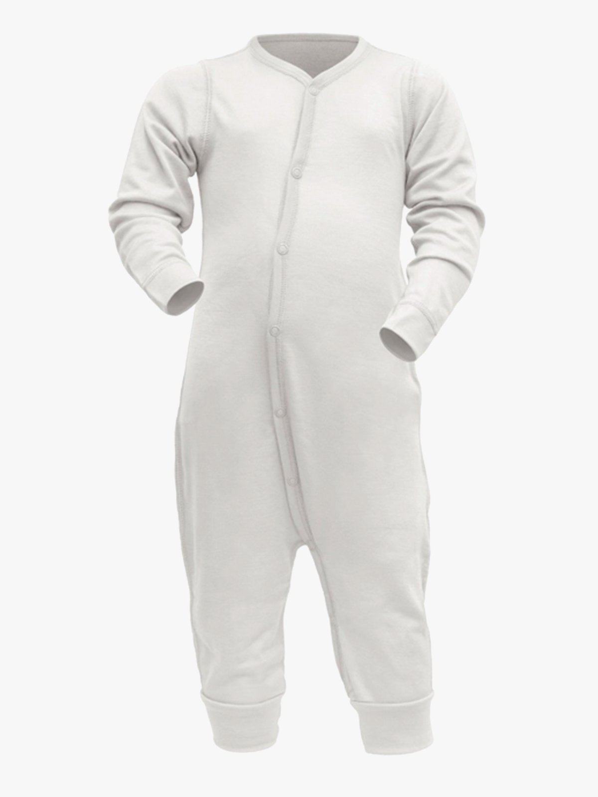 Devold Breeze Merino Sleepsuit Baby Offwhite