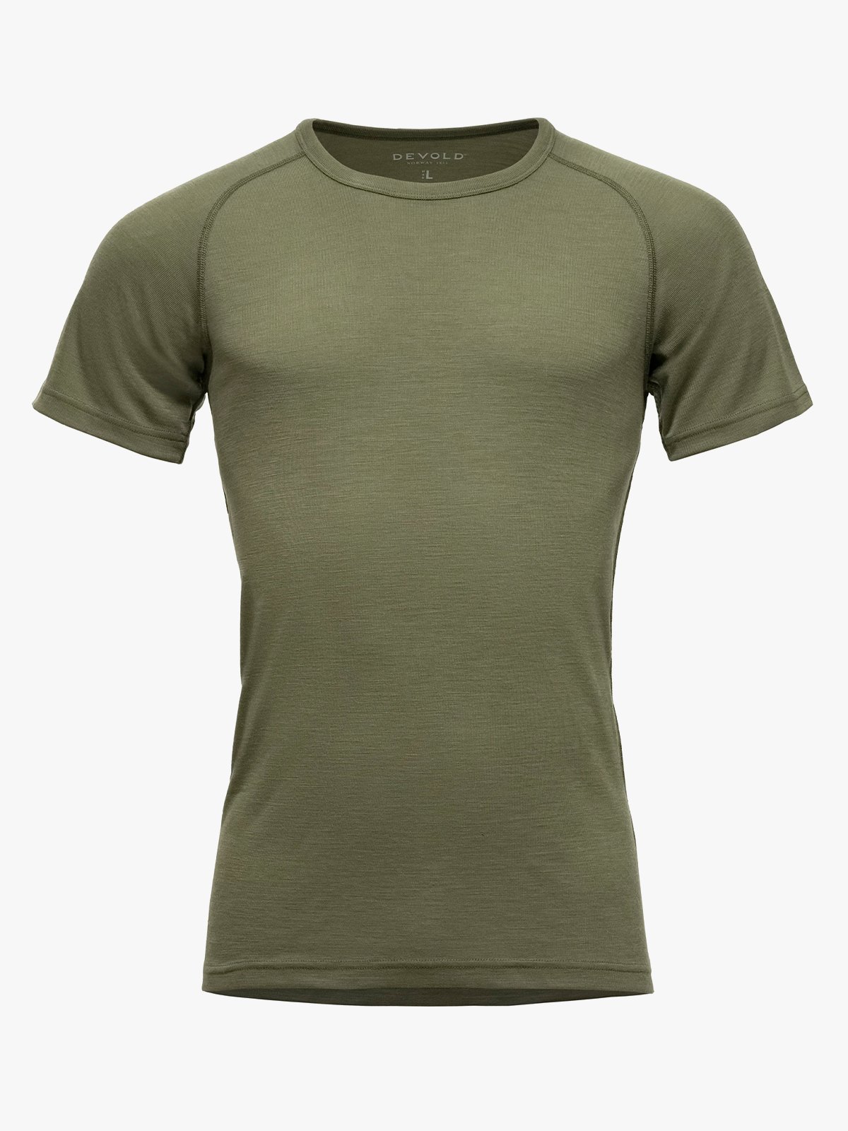 Devold Lauparen Merino 190 Base Tee Man Grønn