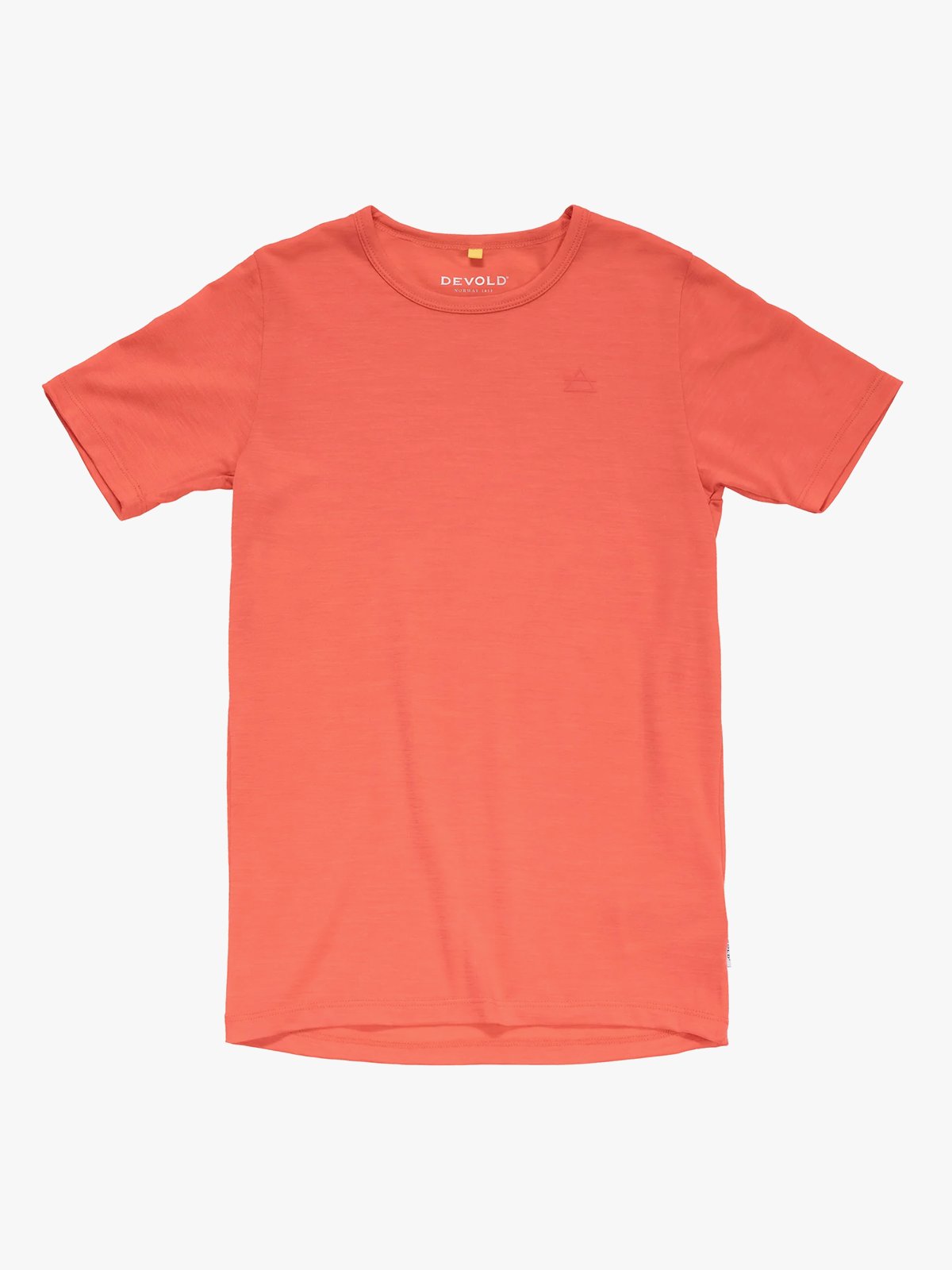 Devold Active Tee Junior Cayenne
