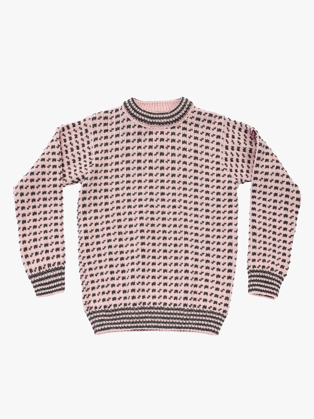 Devold Islender Crew Neck Chalk Pink / Anthracite