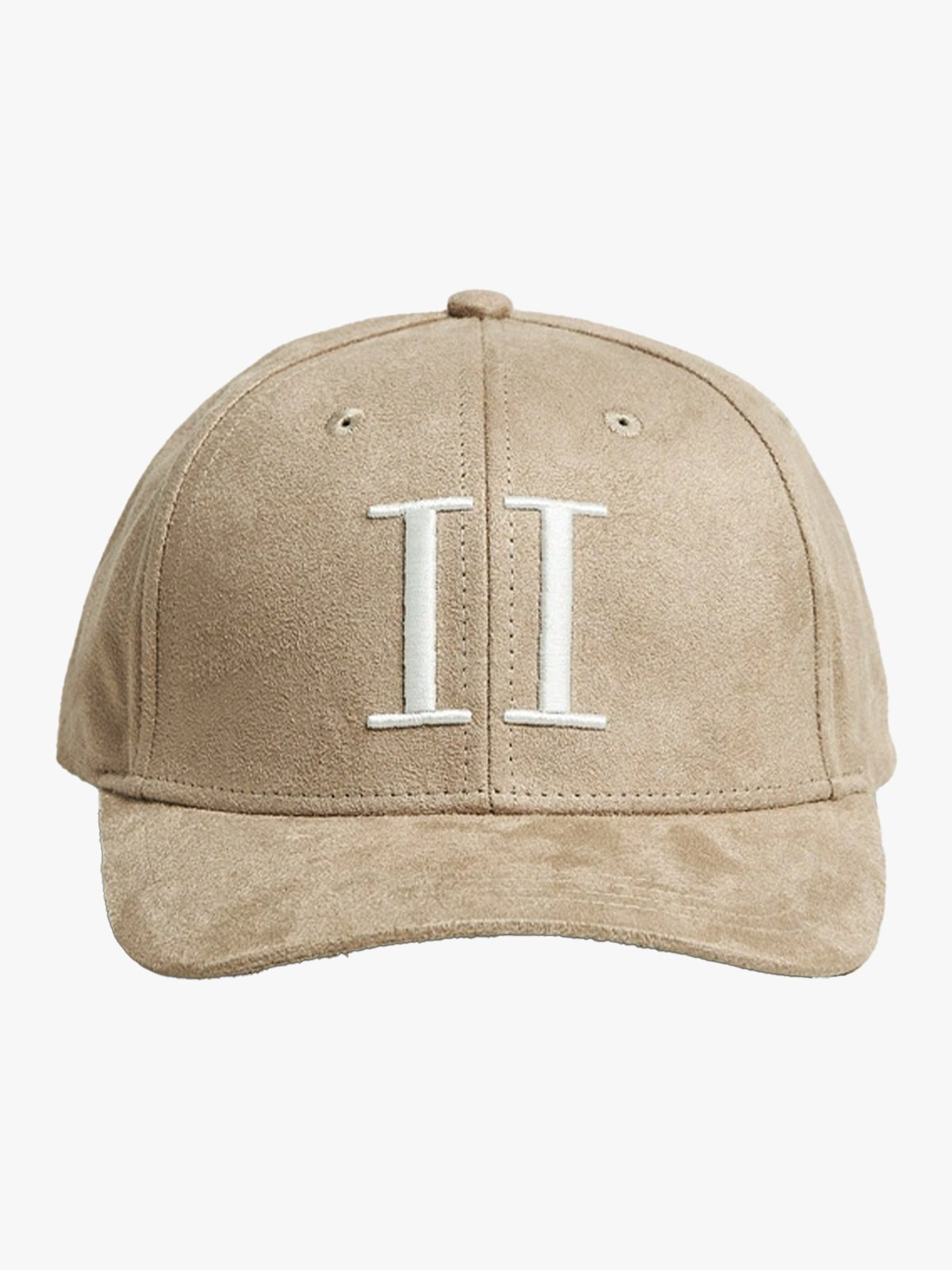 Les Deux Encore Suede Baseball Cap Dark Sand