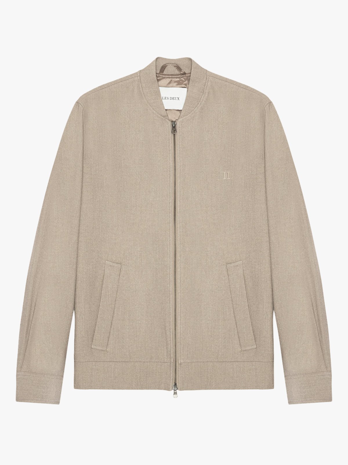 Les Deux Como Regular Bomber Jacket Laurel Oak Sand