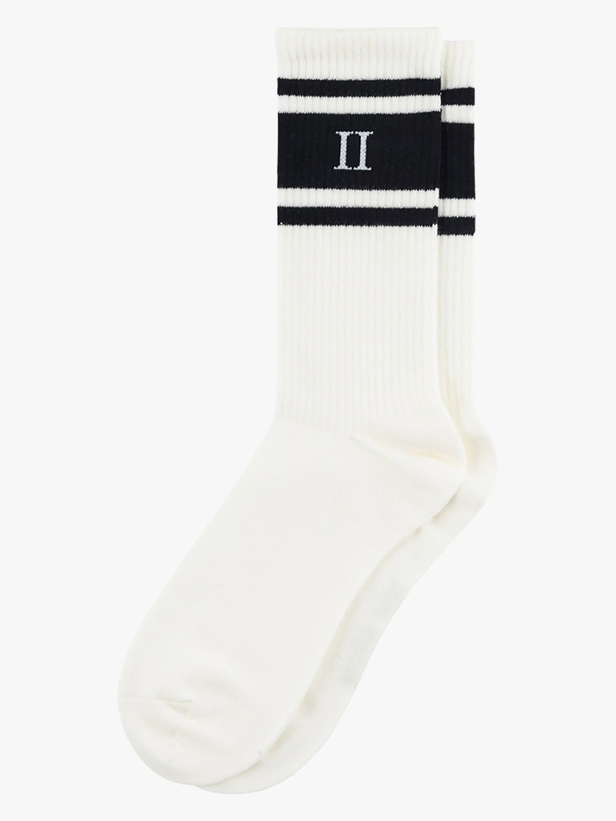 Les Deux William Stripe 2-Pack Socks Off White / Navy