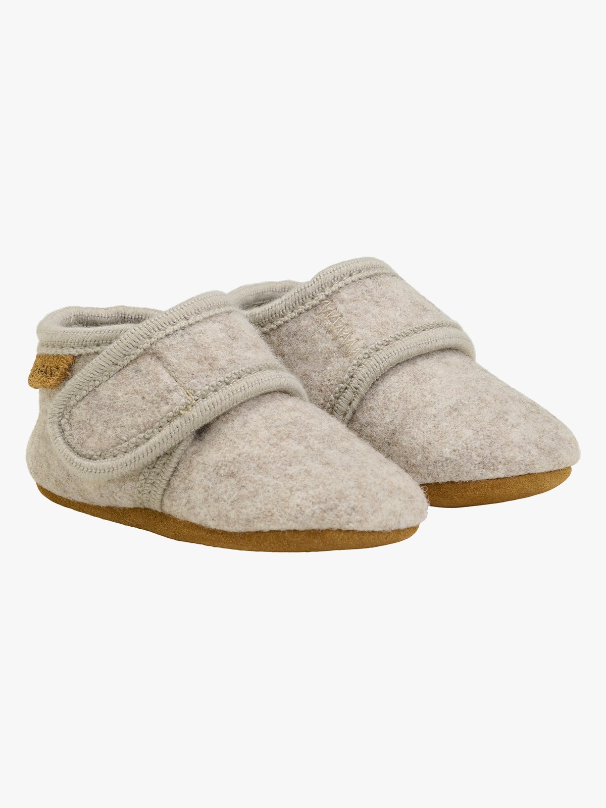 En Fant Baby Wool slippers Sand Melange