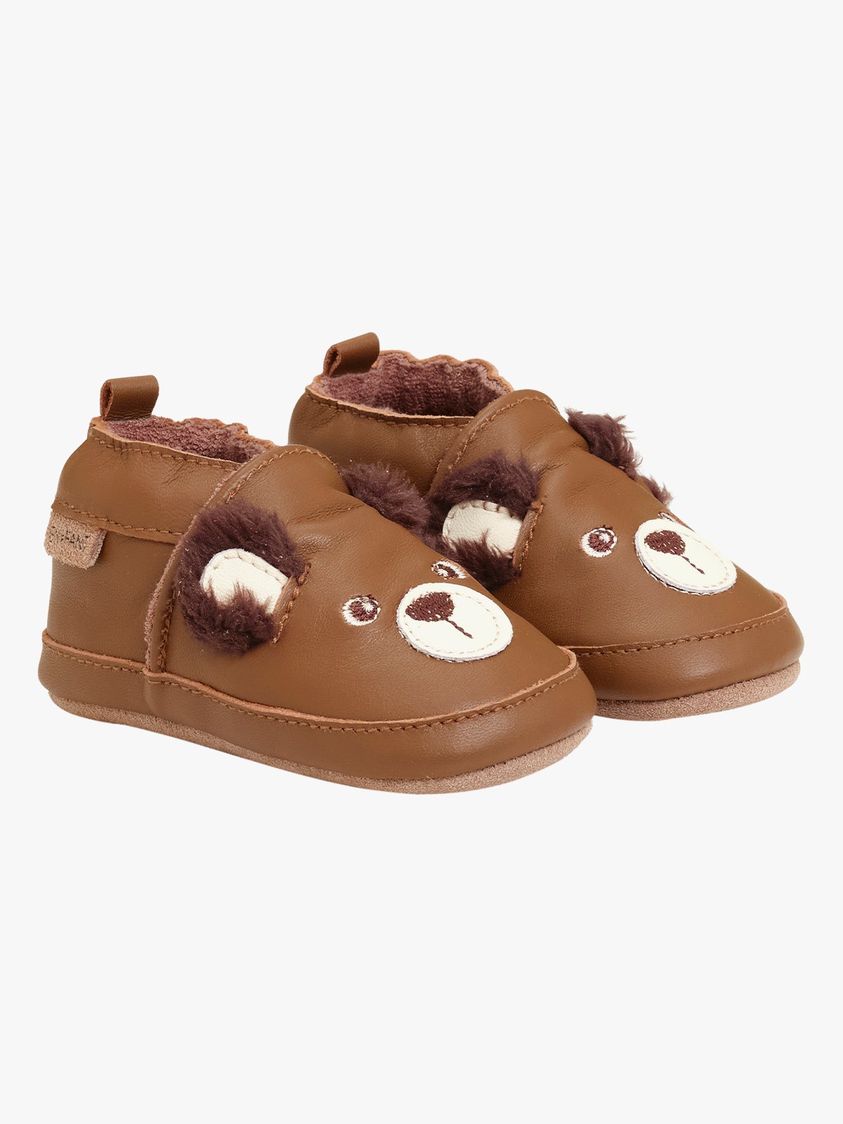 En Fant Leather shoe Applique Toasted Coconut