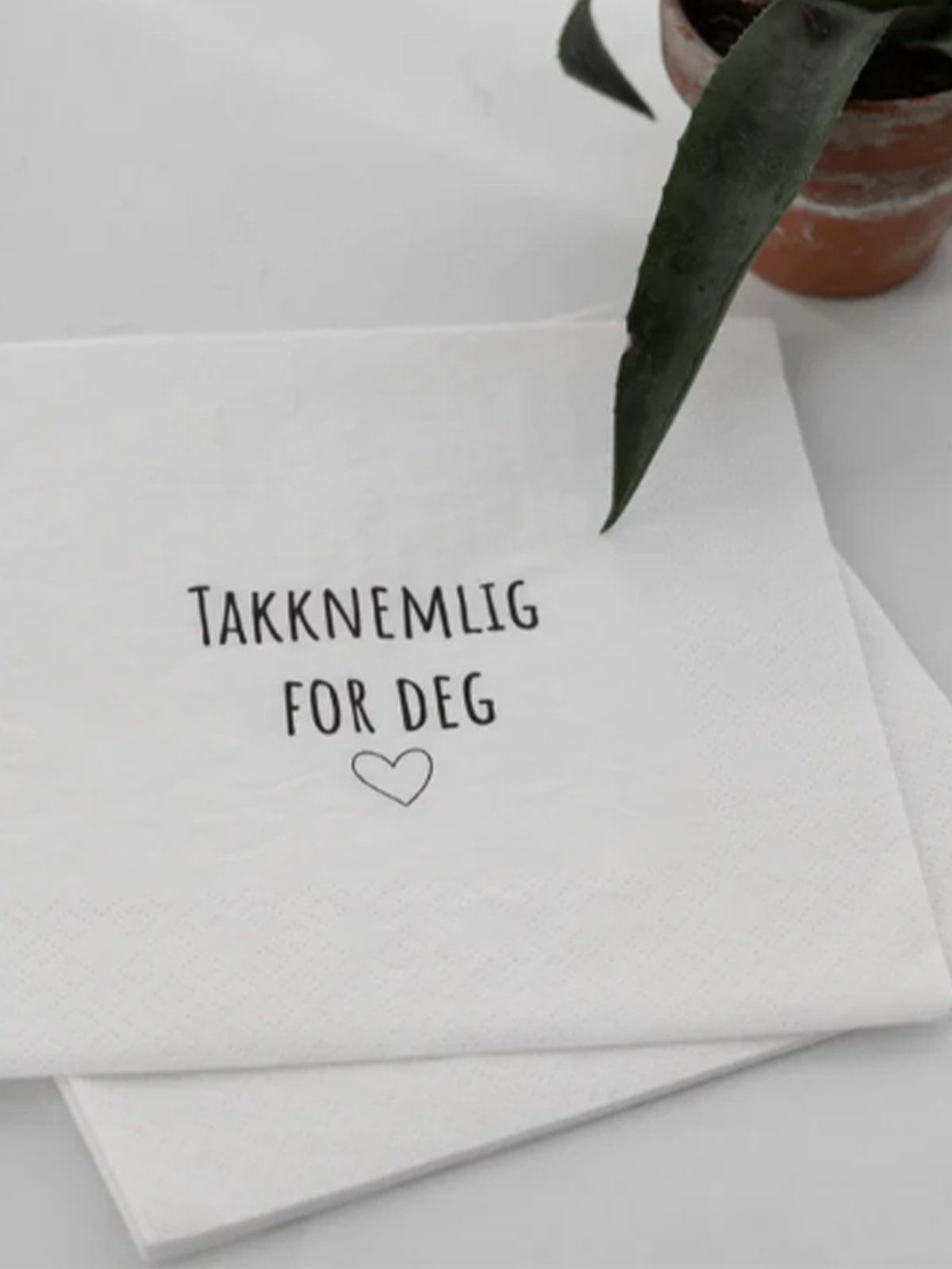 Sögne Serviett Lunch  Takknemlig For Deg Flerfarget