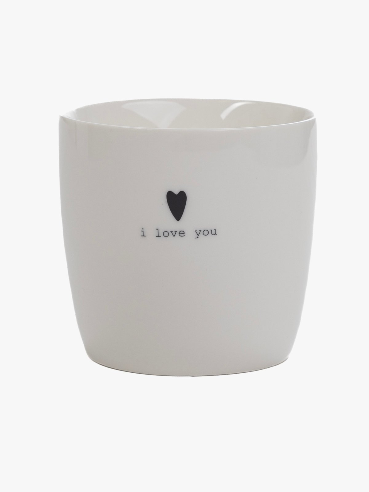 Sögne Krus Hvit I Love You Hvit