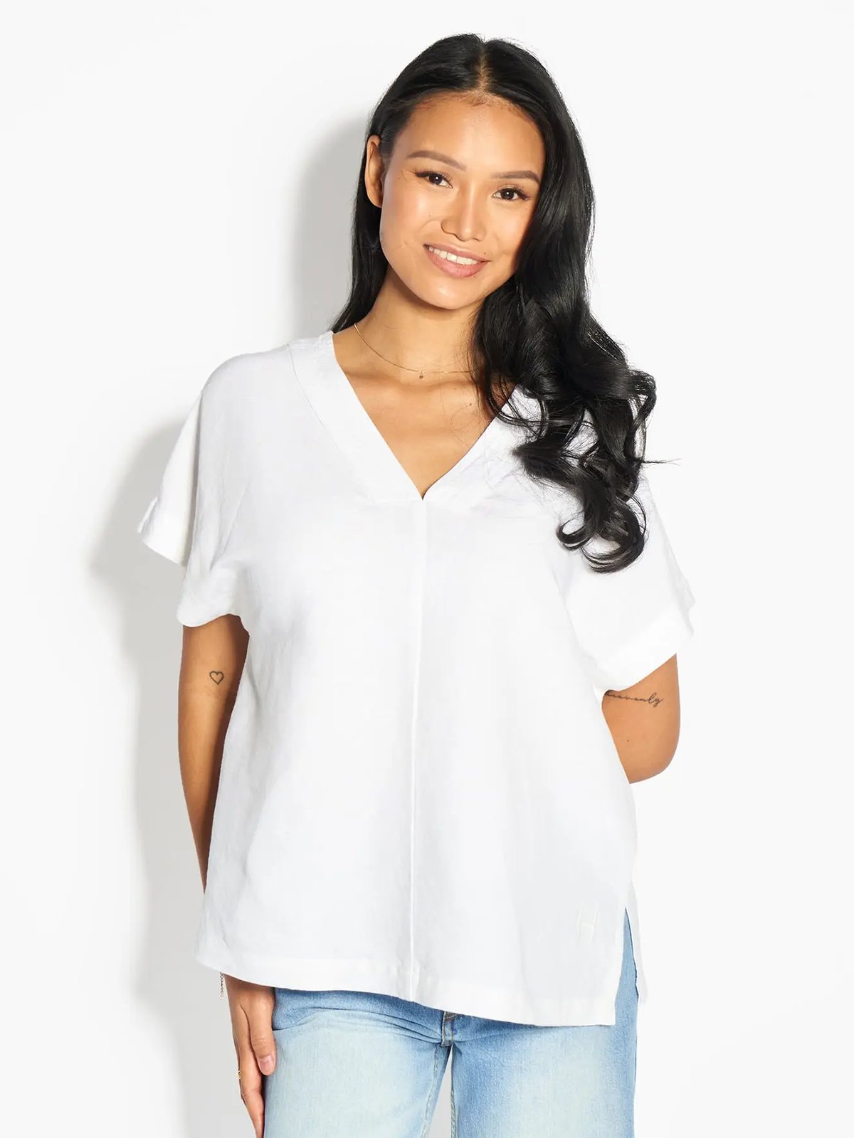 Hést Simone Top White Alyssum