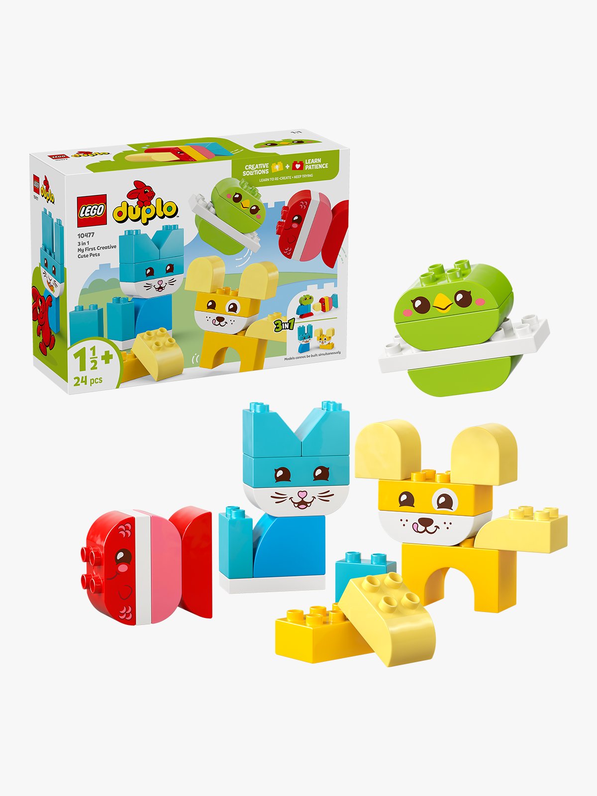 LEGO® DUPLO® My First 3 in 1 Creative Cute Pets Flerfarget