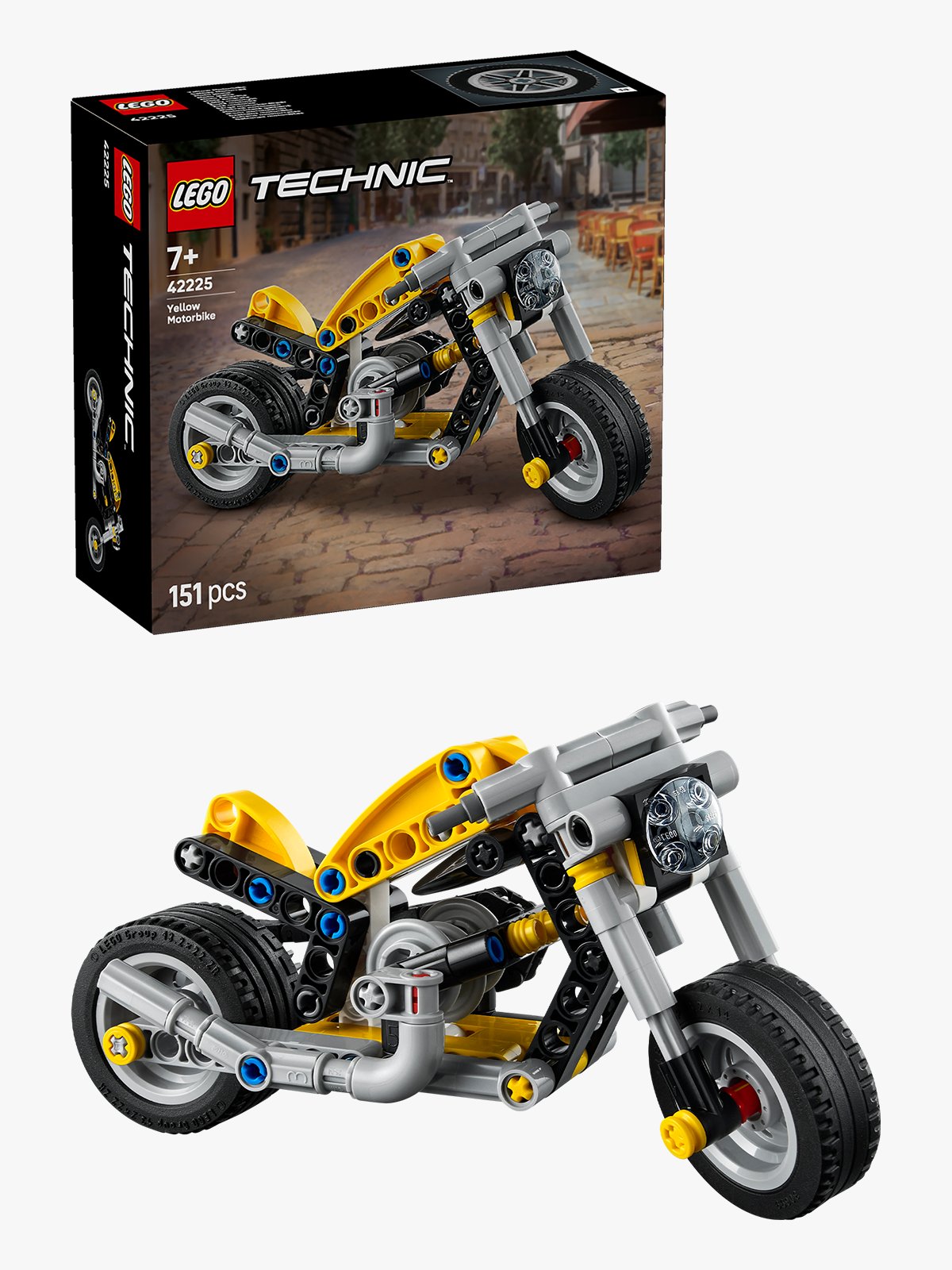 LEGO® Technic™ Yellow Motorcycle Flerfarget