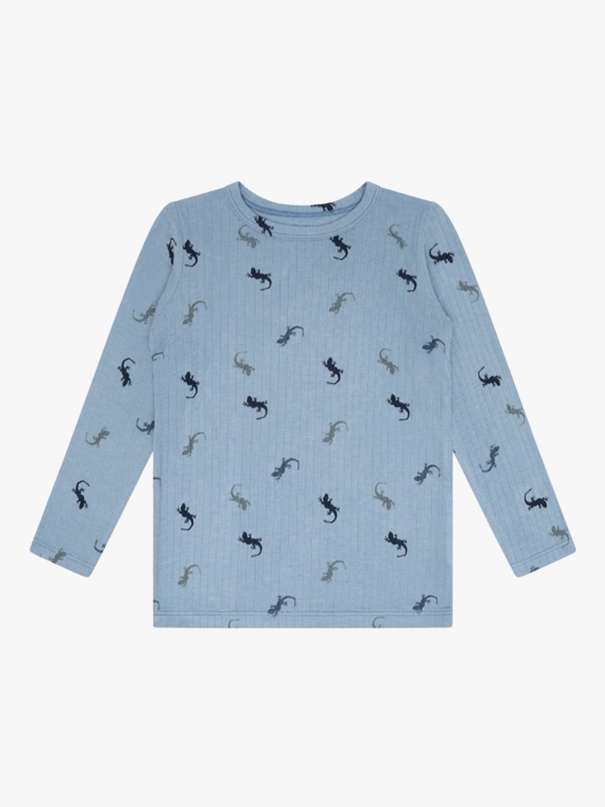 Hust and Claire Austin Lizards T-shirt Light Blue