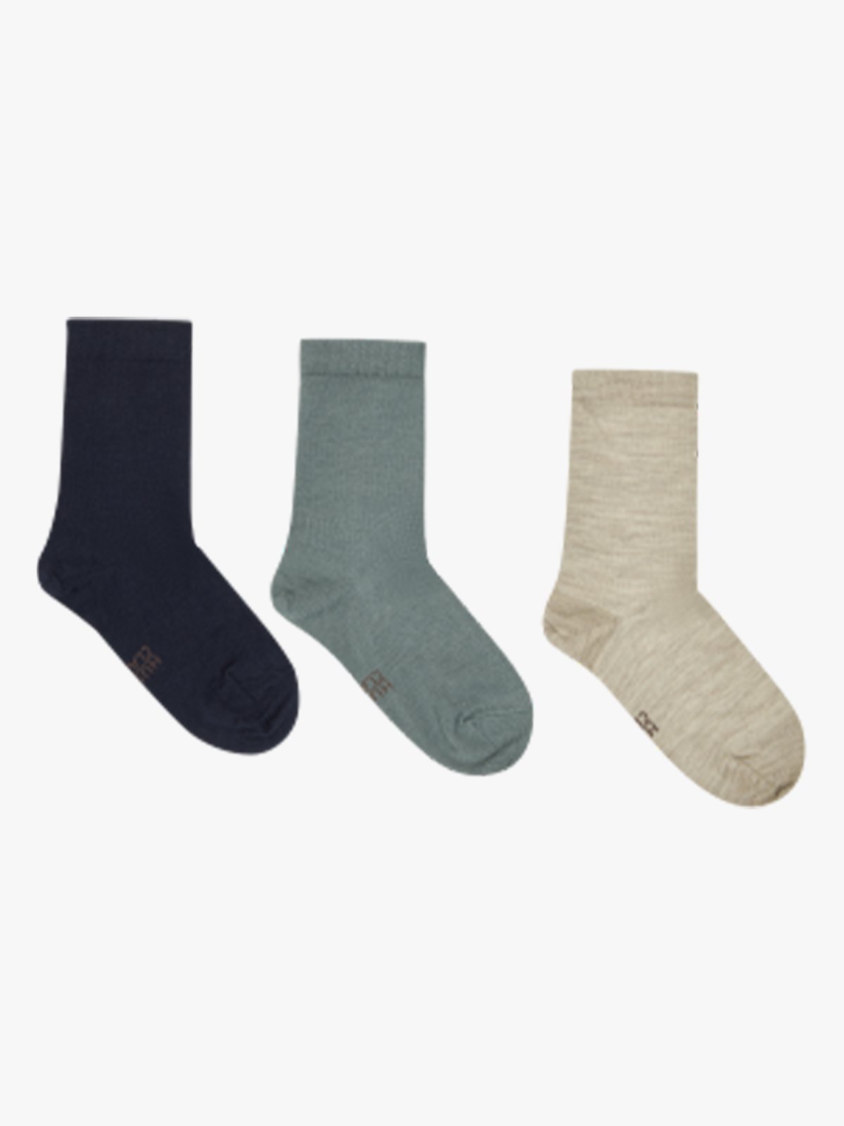 Hust and Claire Foty 3-pack Socks, Wool -Bamboo More navy