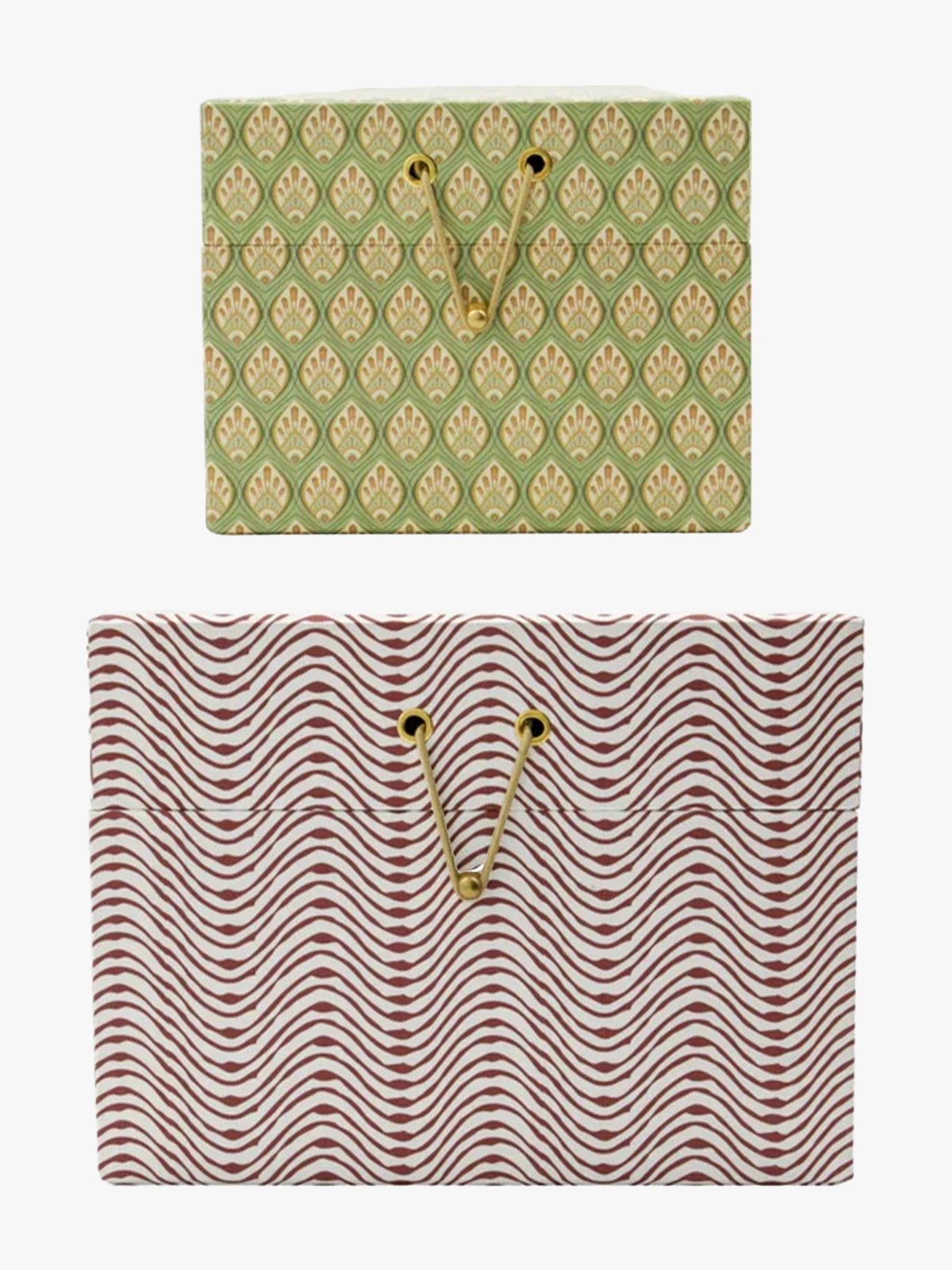 House Doctor Keep Oppbevaringsbokser Red / Khaki