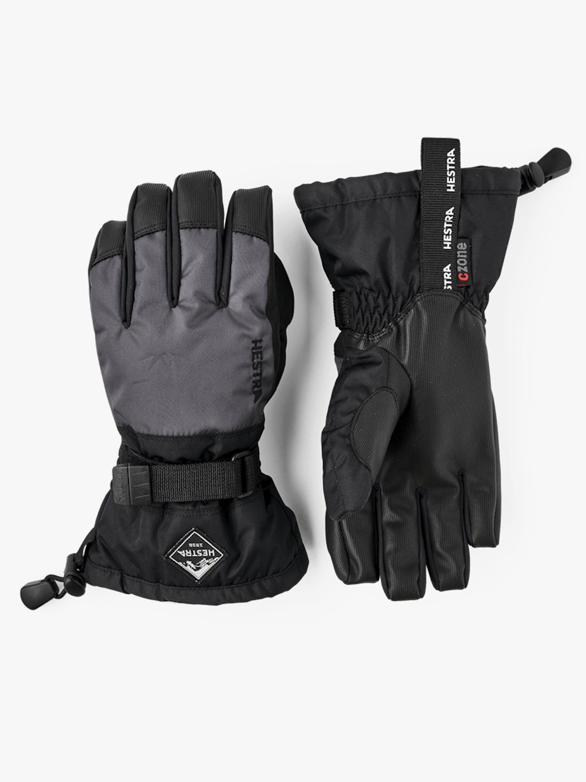 Hestra Gauntlet CZone Junior Graphite & Black
