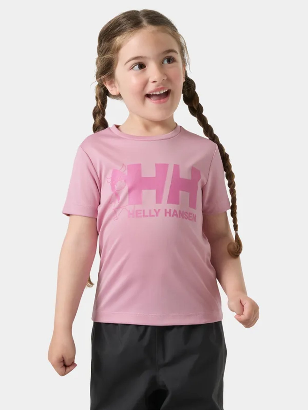 Helly Hansen Kids Tech Graphic T-Shirt Pink Lavendel
