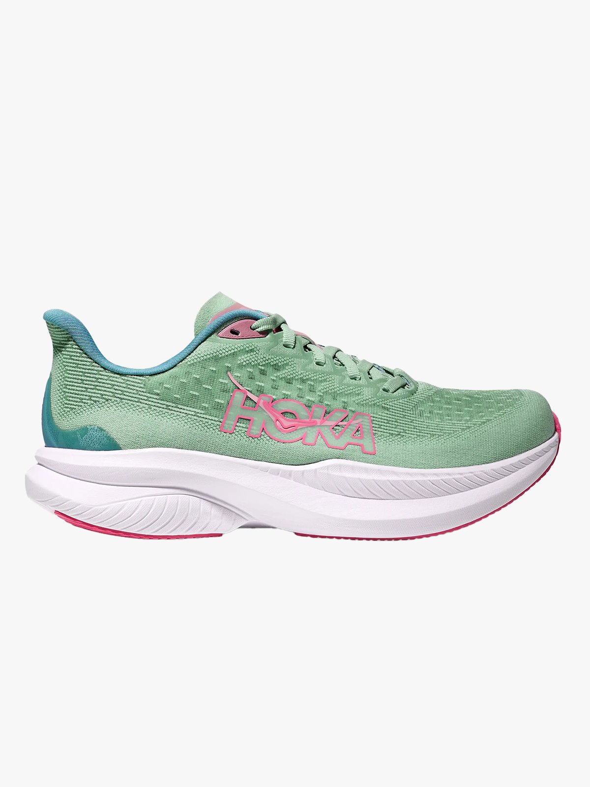 Hoka Mach 6 Jadeite / Alpine Blue