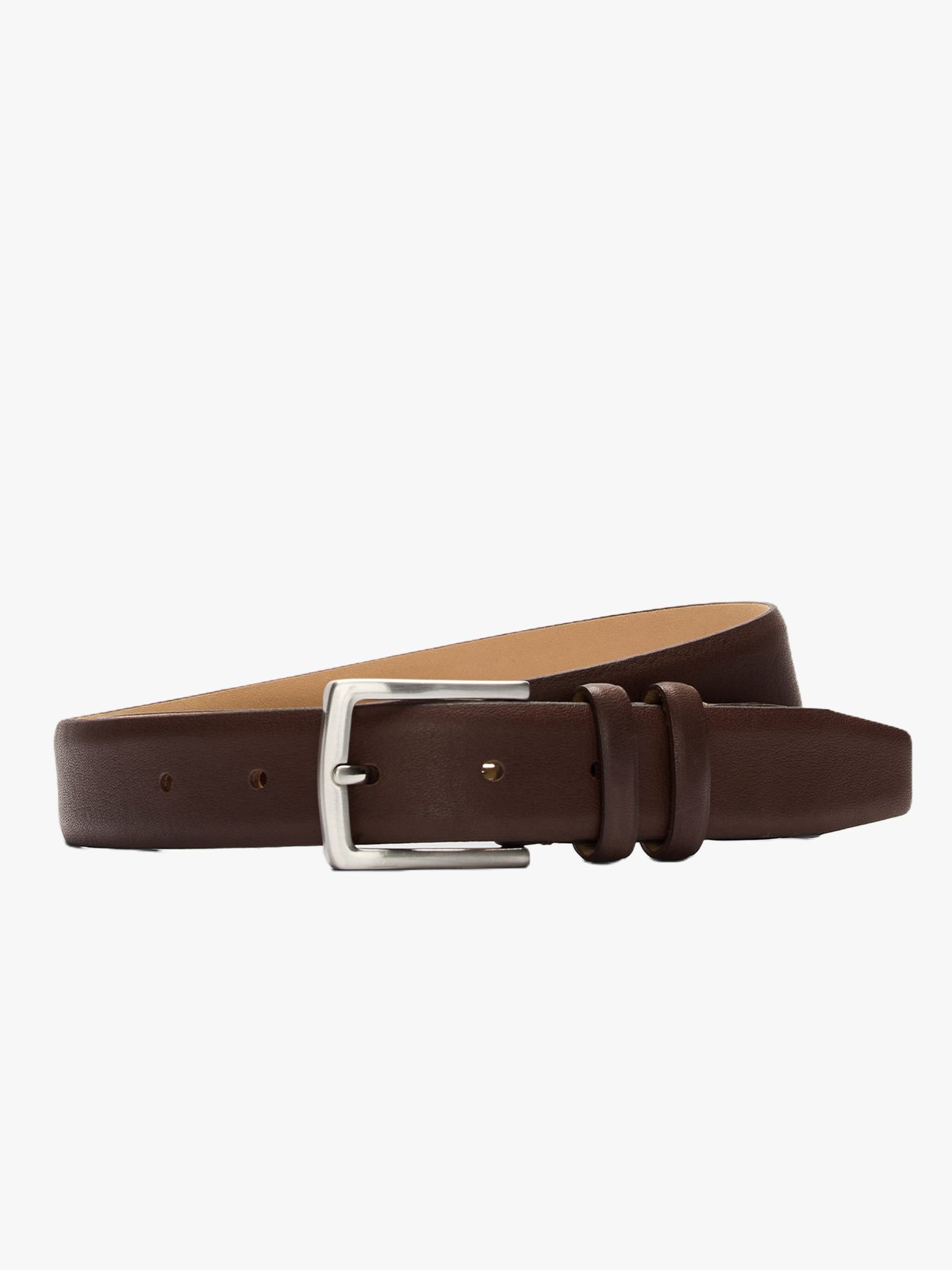 Selected Homme Carl Classic Leather Belt Brownie