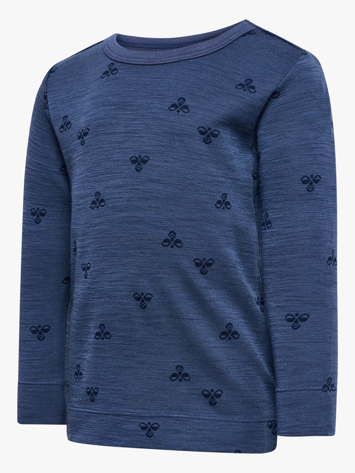 Hummel Mini Wool T-Shirt Long Sleeve Vintage Indigo