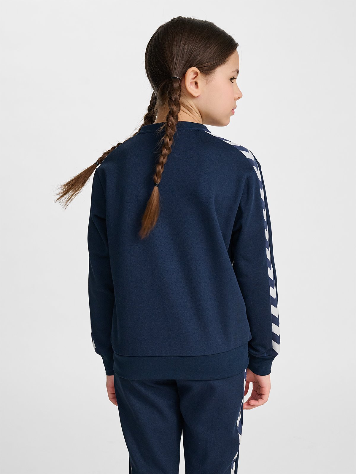 Hummel Junior Archive Reg Poly Zip Jacket Dress Blues