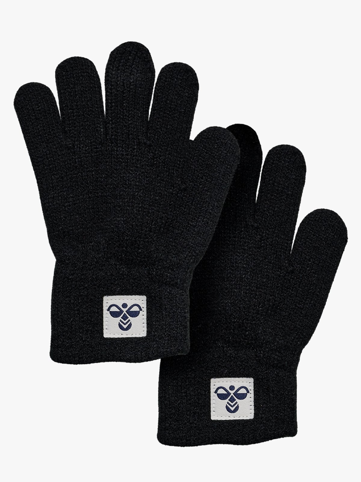 Hummel Junior Knit Gloves 2-Pack Black