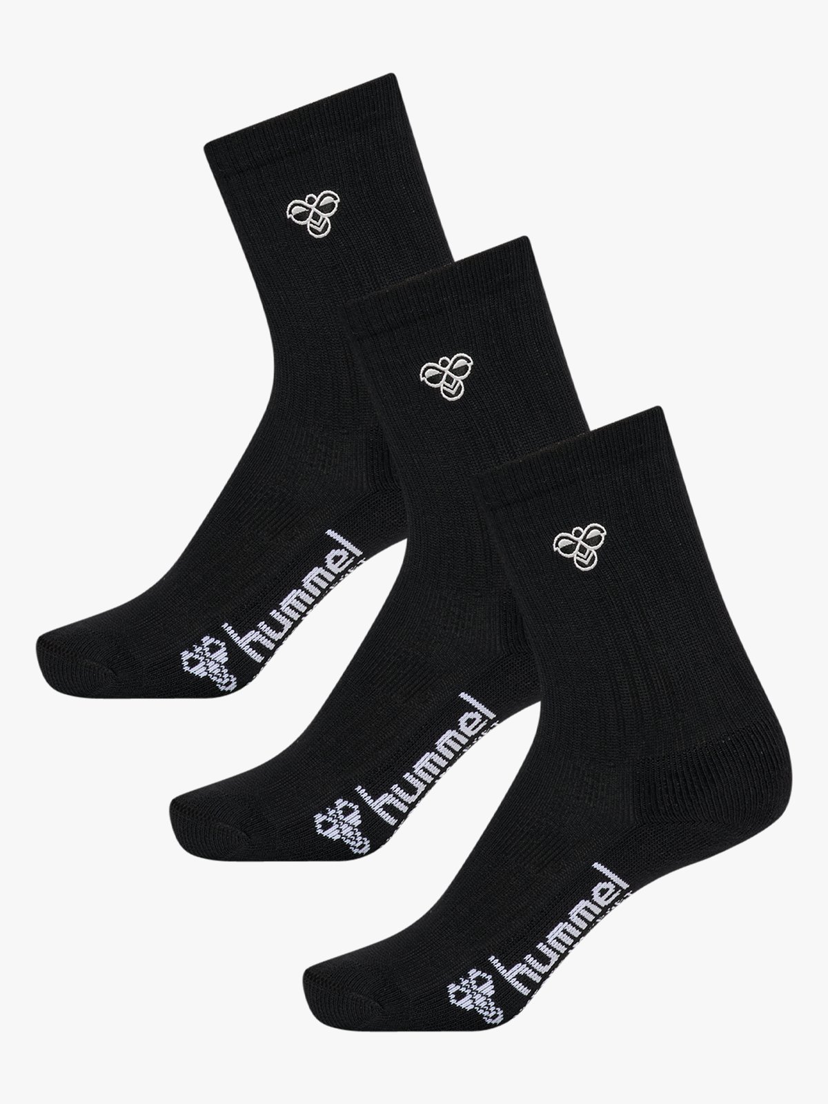 Hummel Junior 3-Pack Socks Bee Black