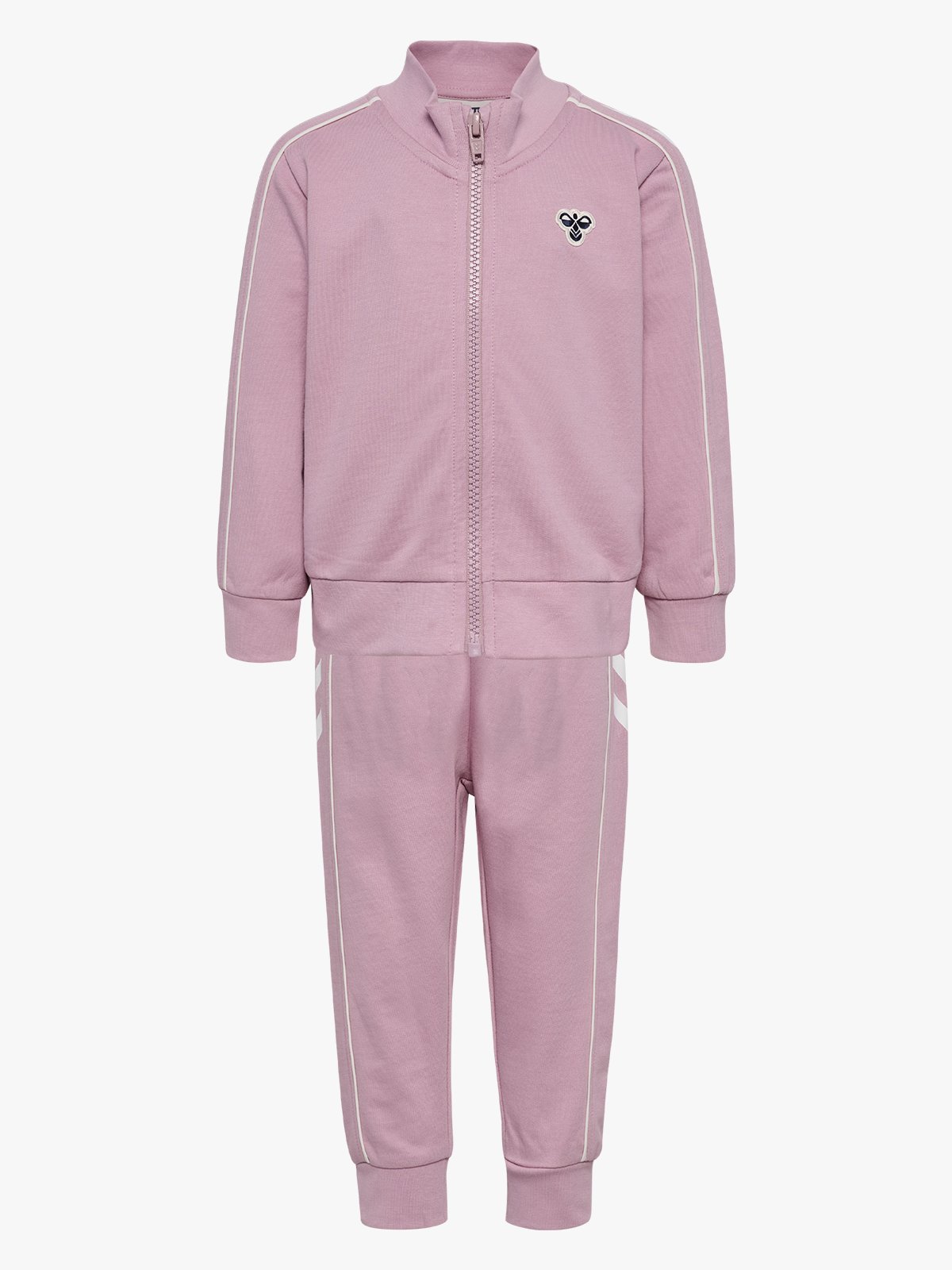 Hummel Mini CO regular tracksuit mauve shadow