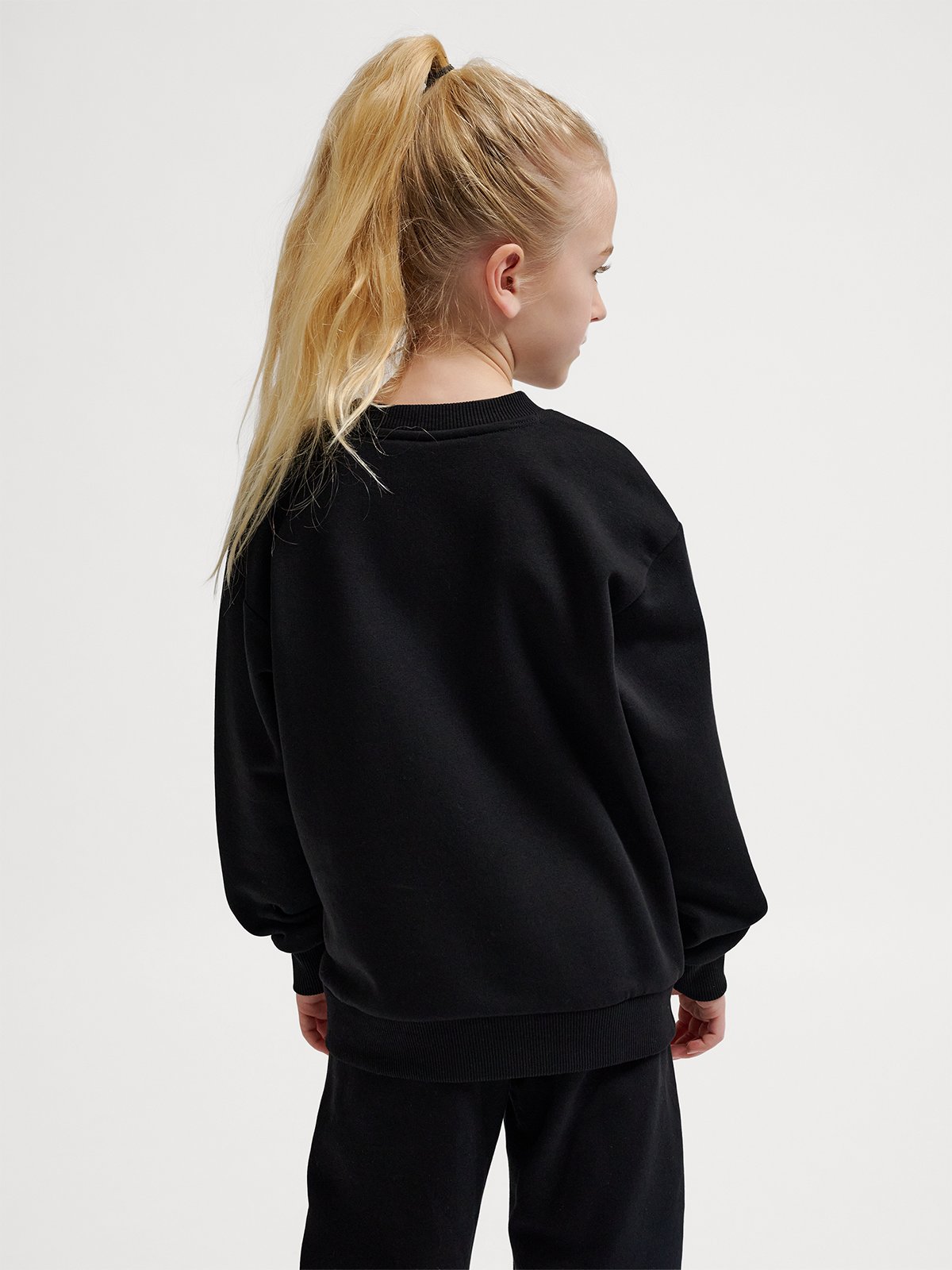 Hummel Junior Loose Crewneck Bee Black