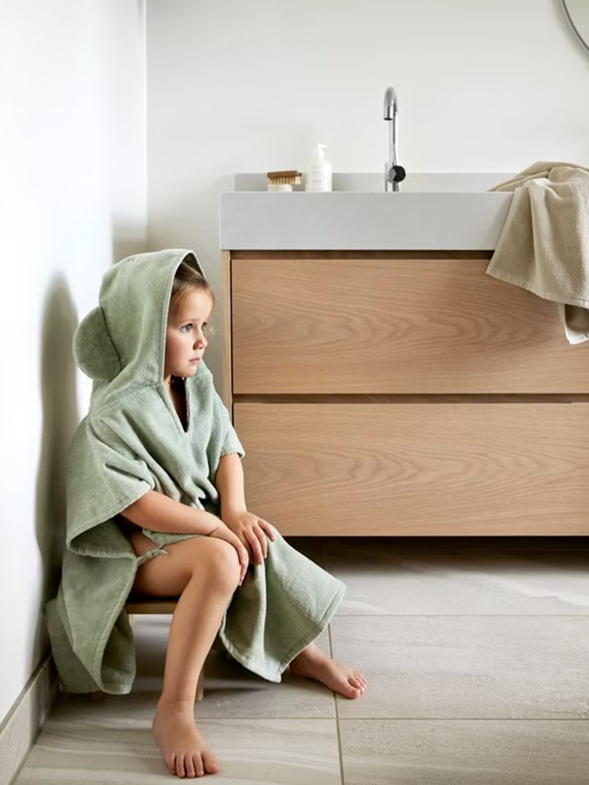 Høie Magic badeponsjo Dus Grønn