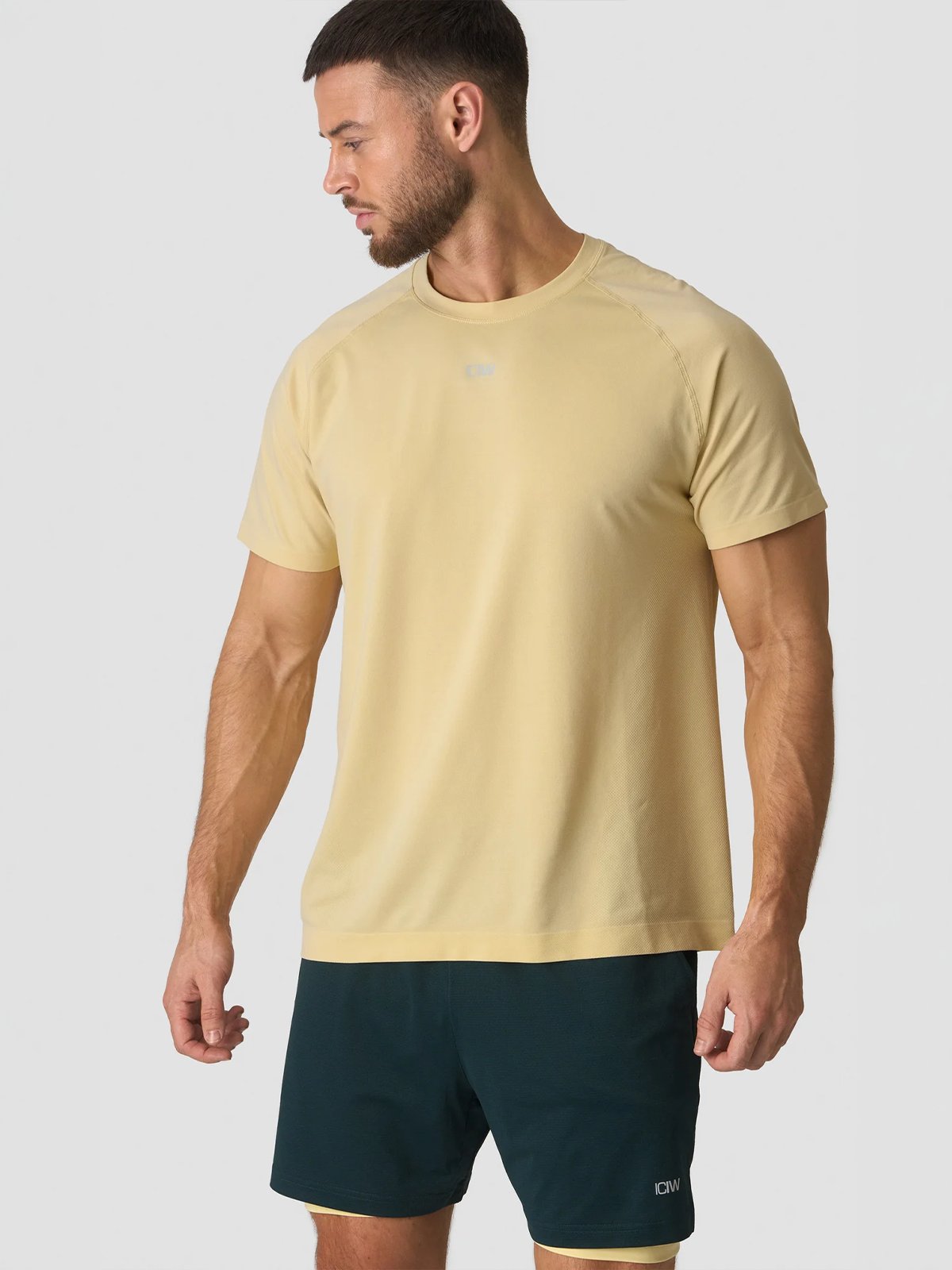 ICIW Stride T-Shirt Hay Yellow