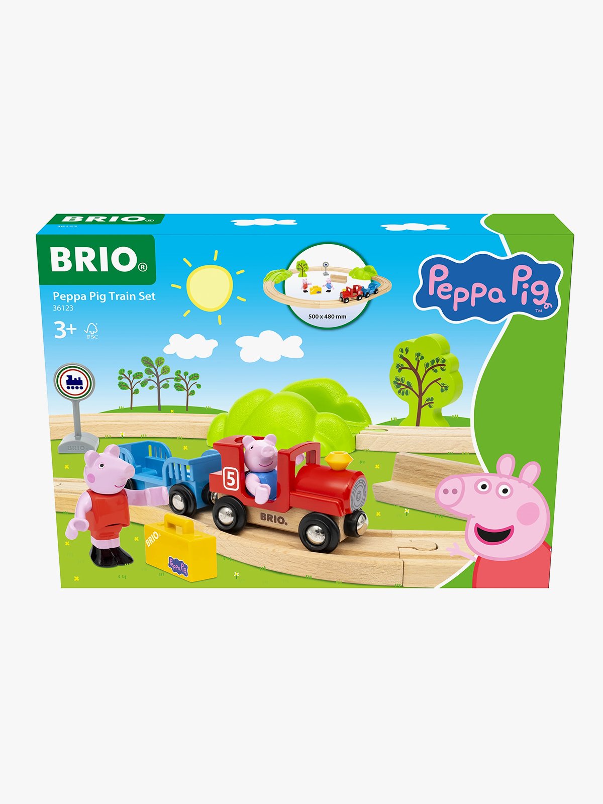 Brio ® Peppa Pig Train Set Flerfarget