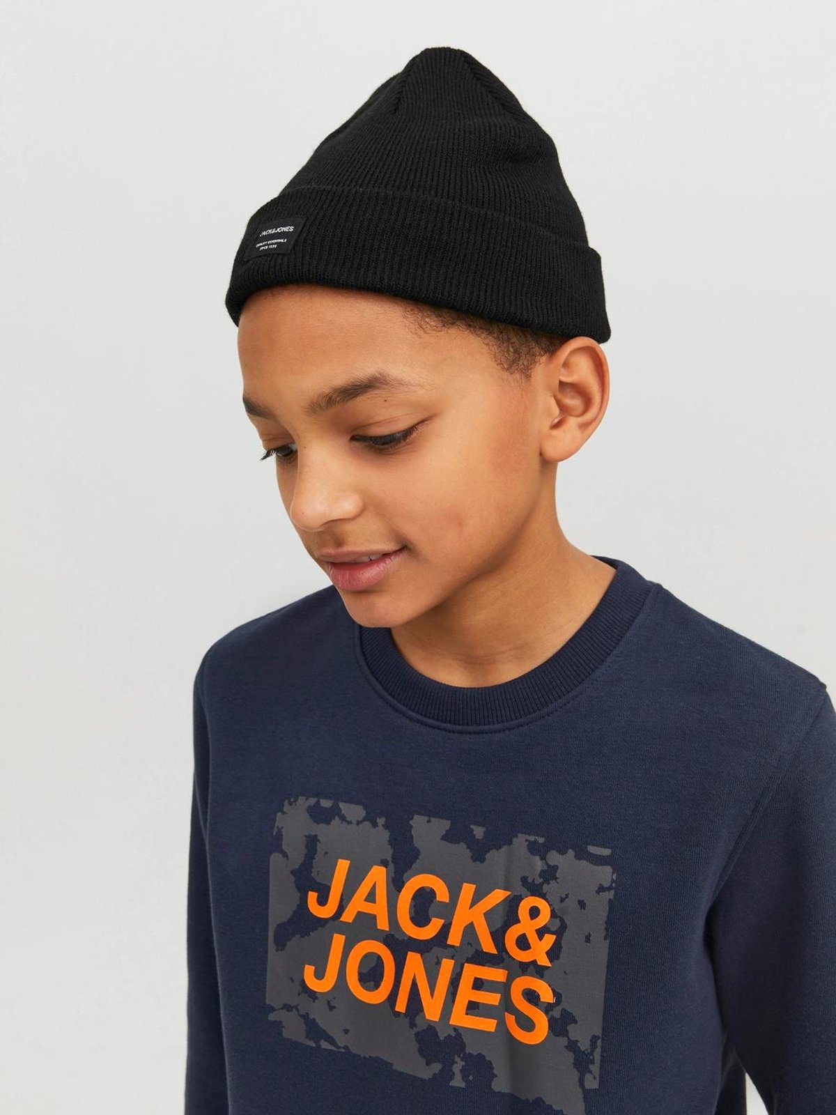 Jack and Jones Junior DNA Beanie Junior Black