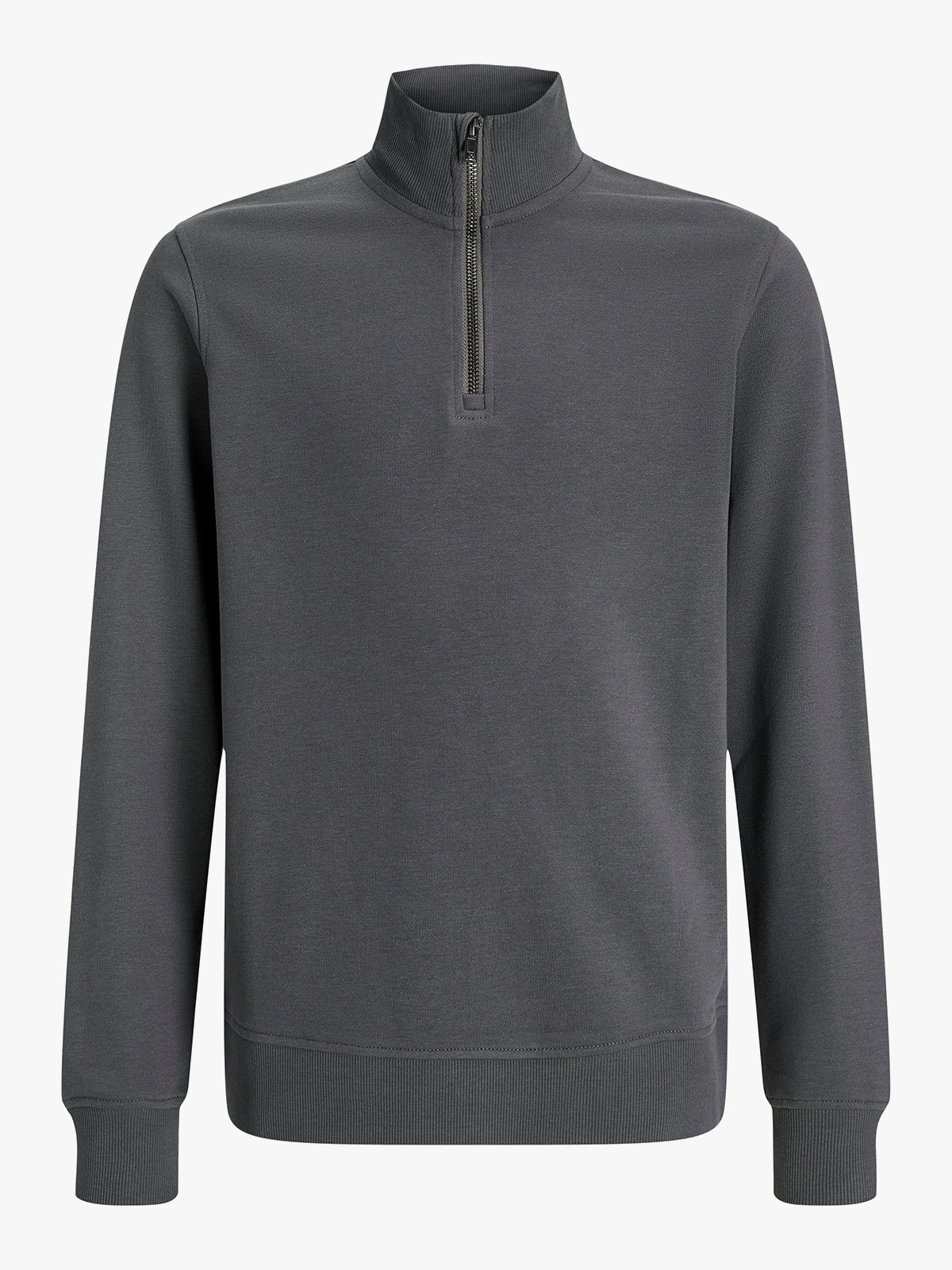 Jack and Jones Junior Bradley Sweat Half Zip Junior Castlerock