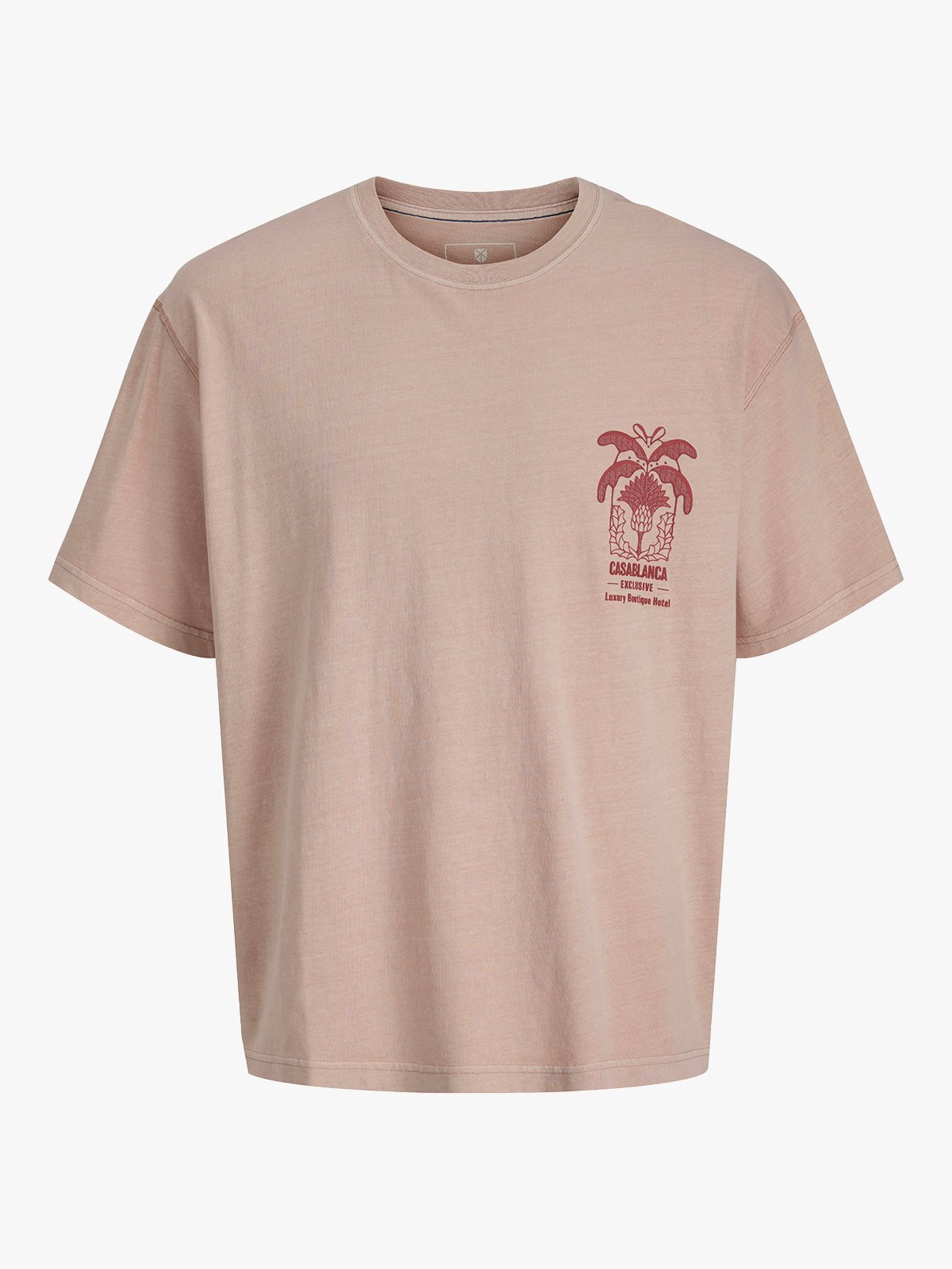 Jack and Jones Junior Junior Blumanson Short Sleeve Tee Junior Rose Dust