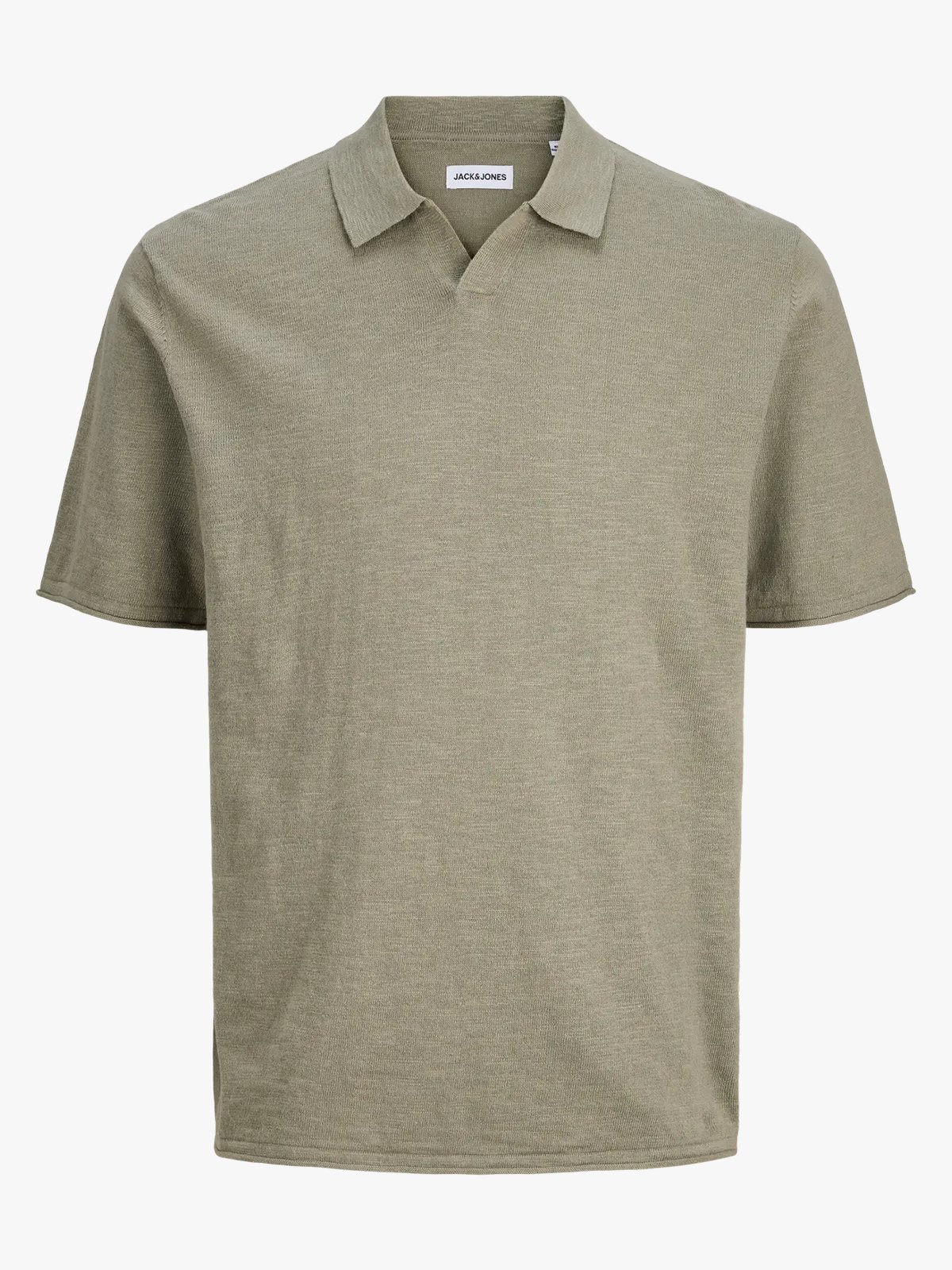 Jack and Jones Junior Junior Kane Knit Split Neck Polo Vetiver
