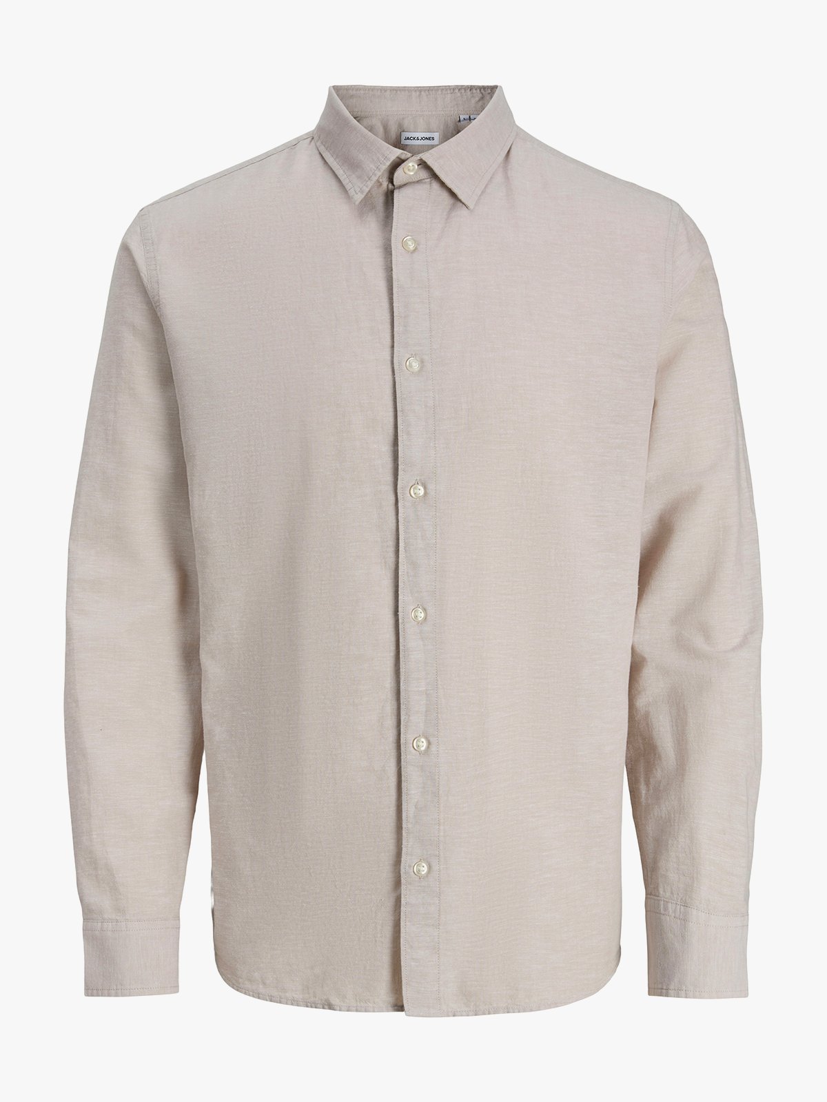 Jack and Jones Junior Junior Breeze Linen Blend Shirt Long Sleeve String