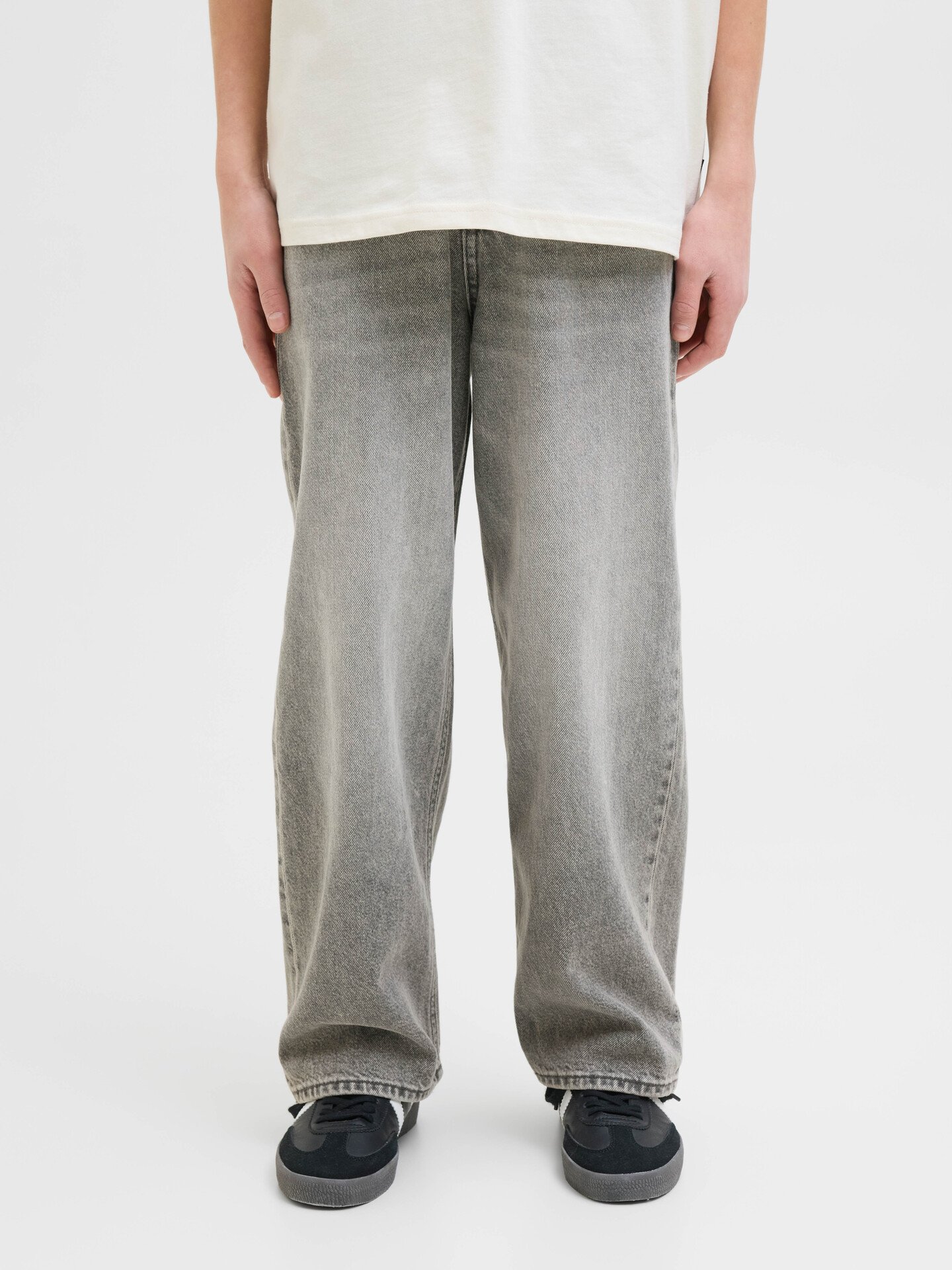Jack and Jones Junior Ron Original Junior Grey Denim