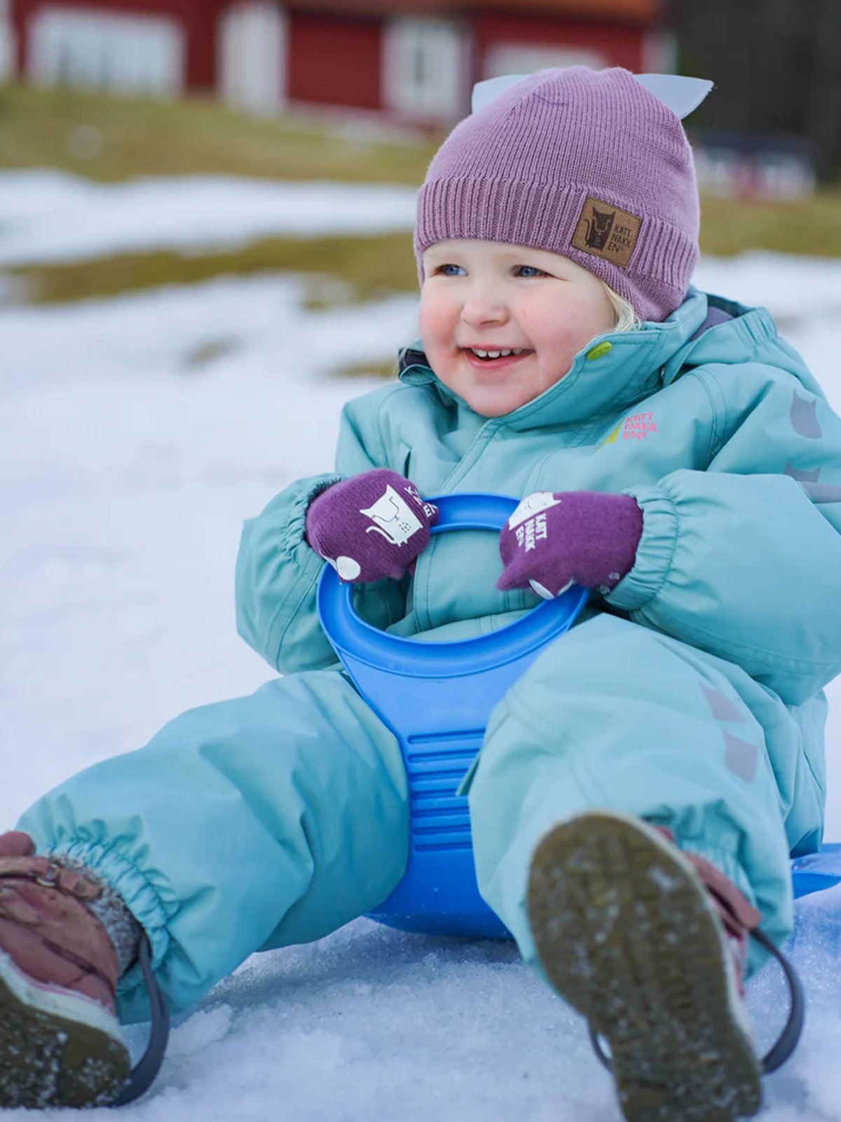 Kattnakken Magiske Ullvottar Lilla