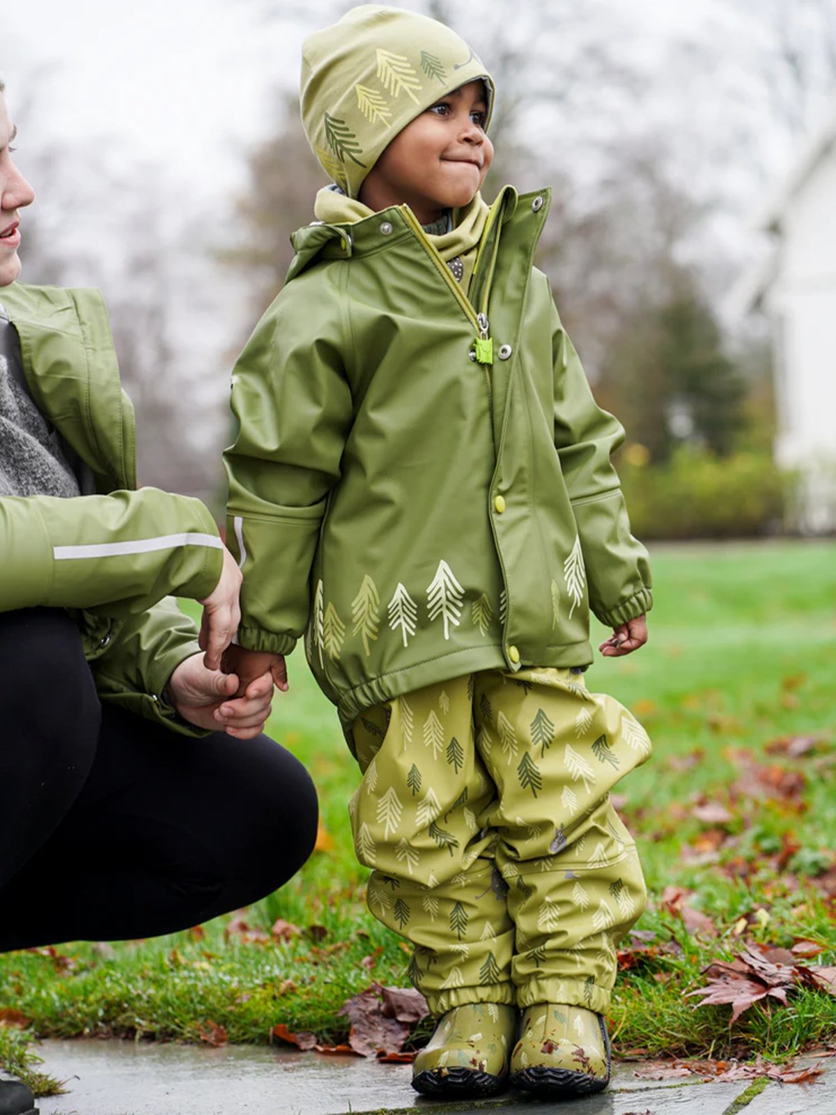 Kattnakken Regnsett Plask Mose